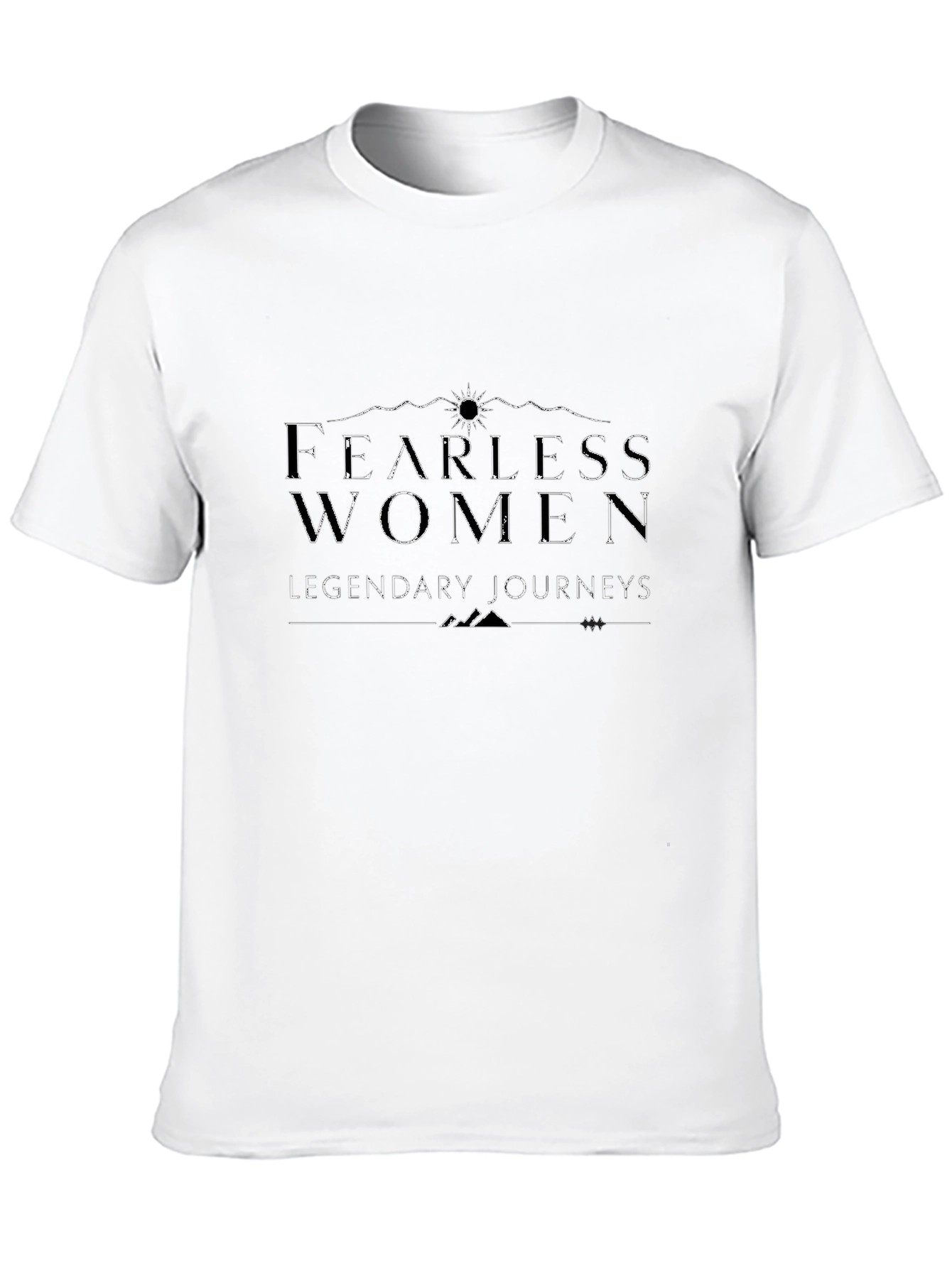 Fearless Women Legendary Journeys Black T-Shirt