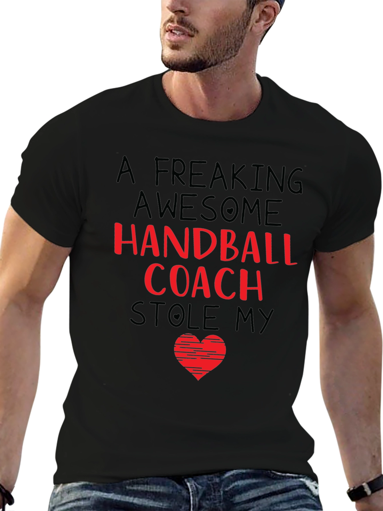 Awesome Handball Coach Graphic T-Shirt