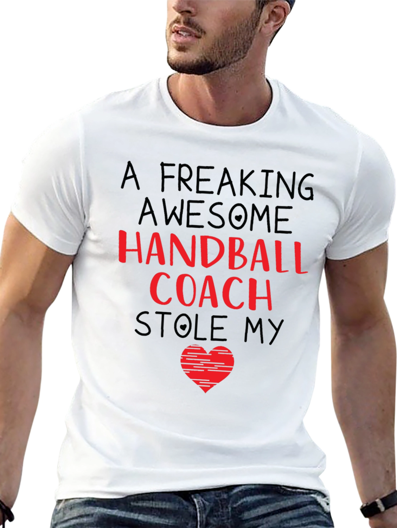 Awesome Handball Coach Graphic T-Shirt