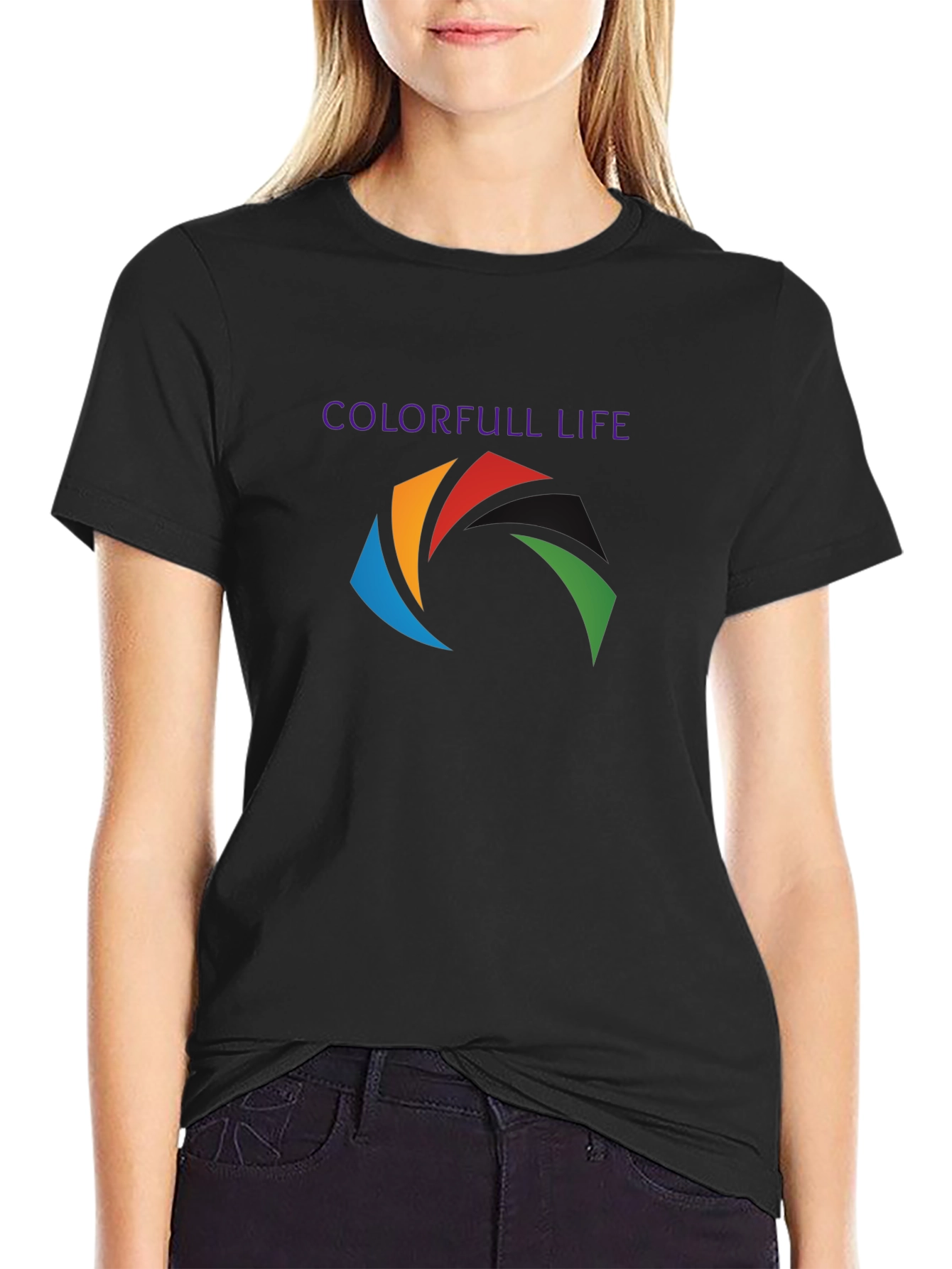 Colorful Life Graphic T-Shirt