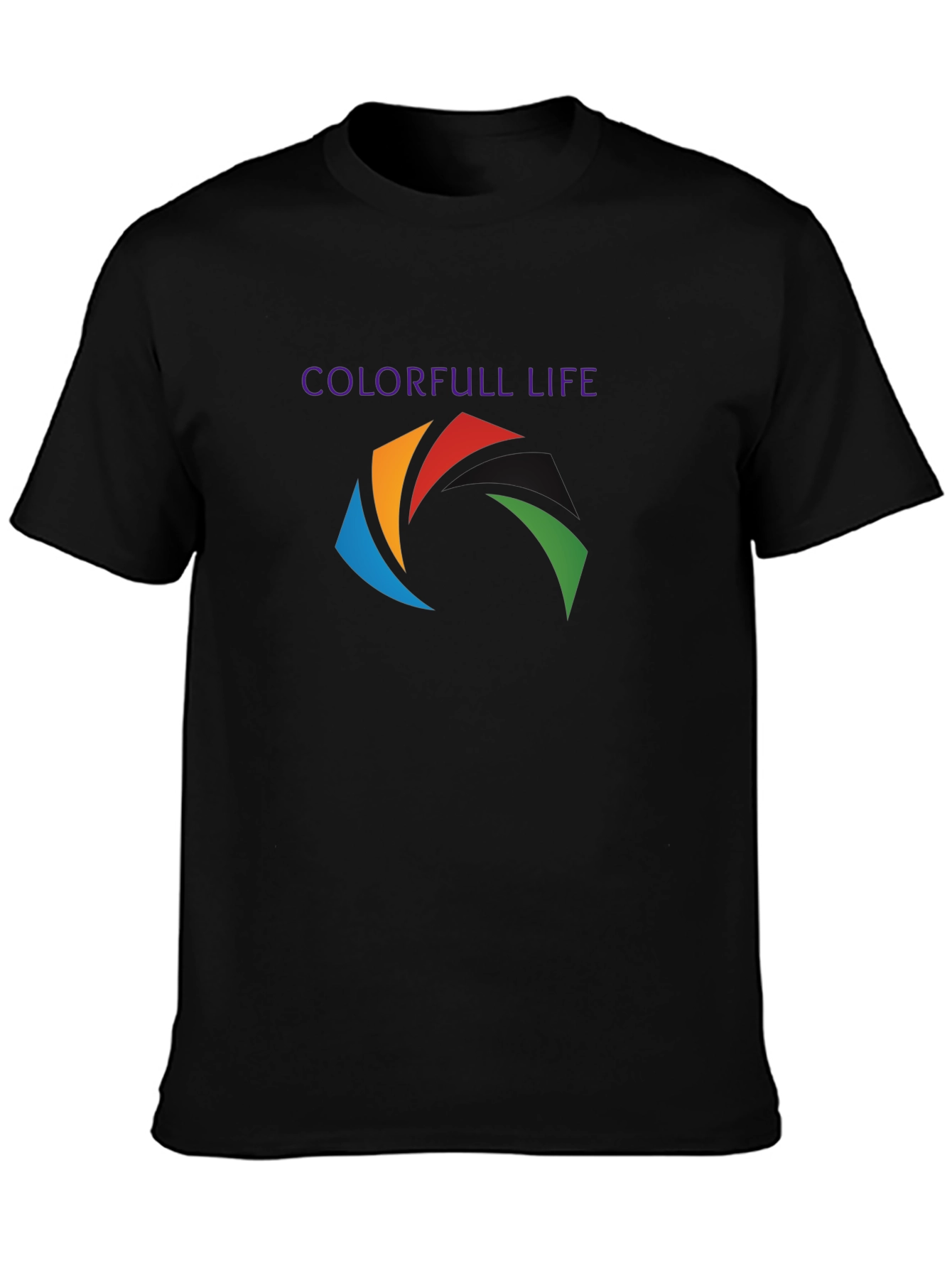 Colorful Life Graphic T-Shirt