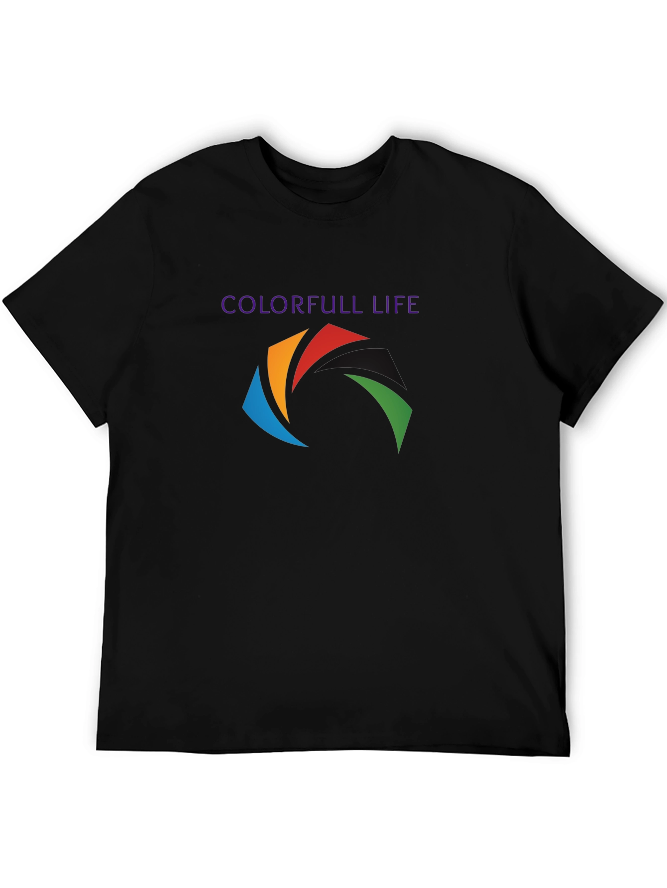 Colorful Life Graphic T-Shirt