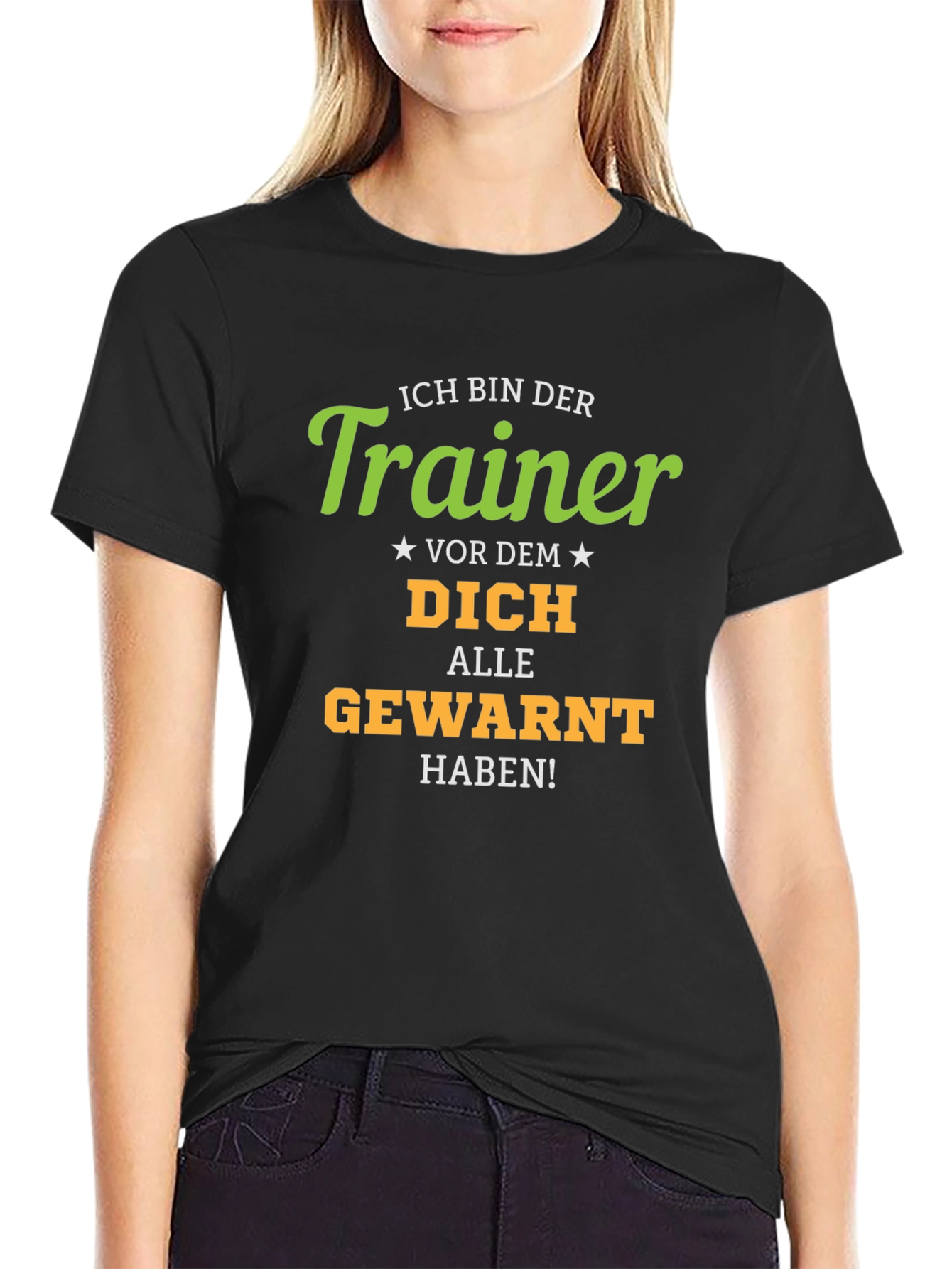 Ich Bin Der Trainer Funny T-Shirt