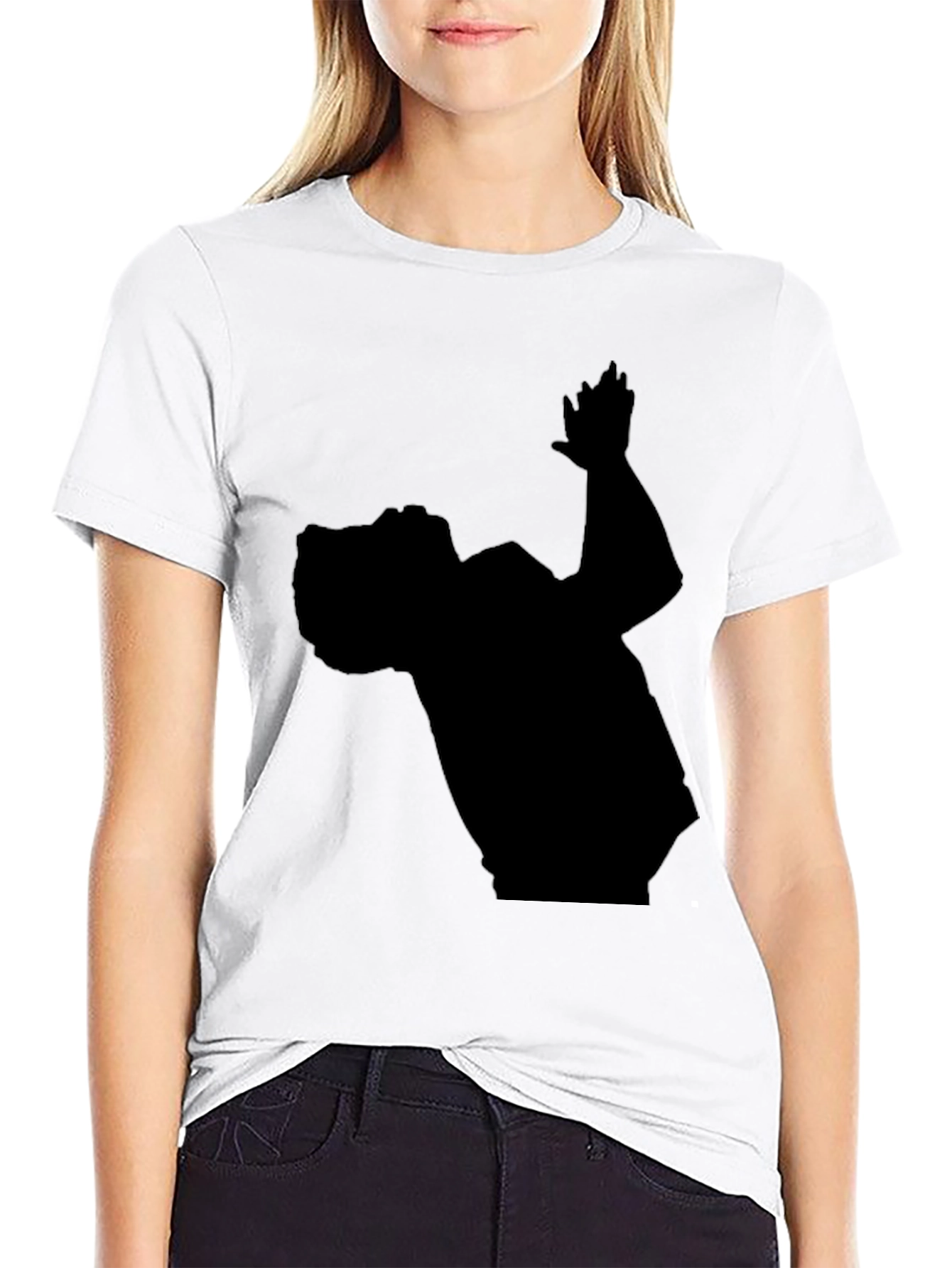 Silhouette Graphic Tee - Mens Black T-Shirt