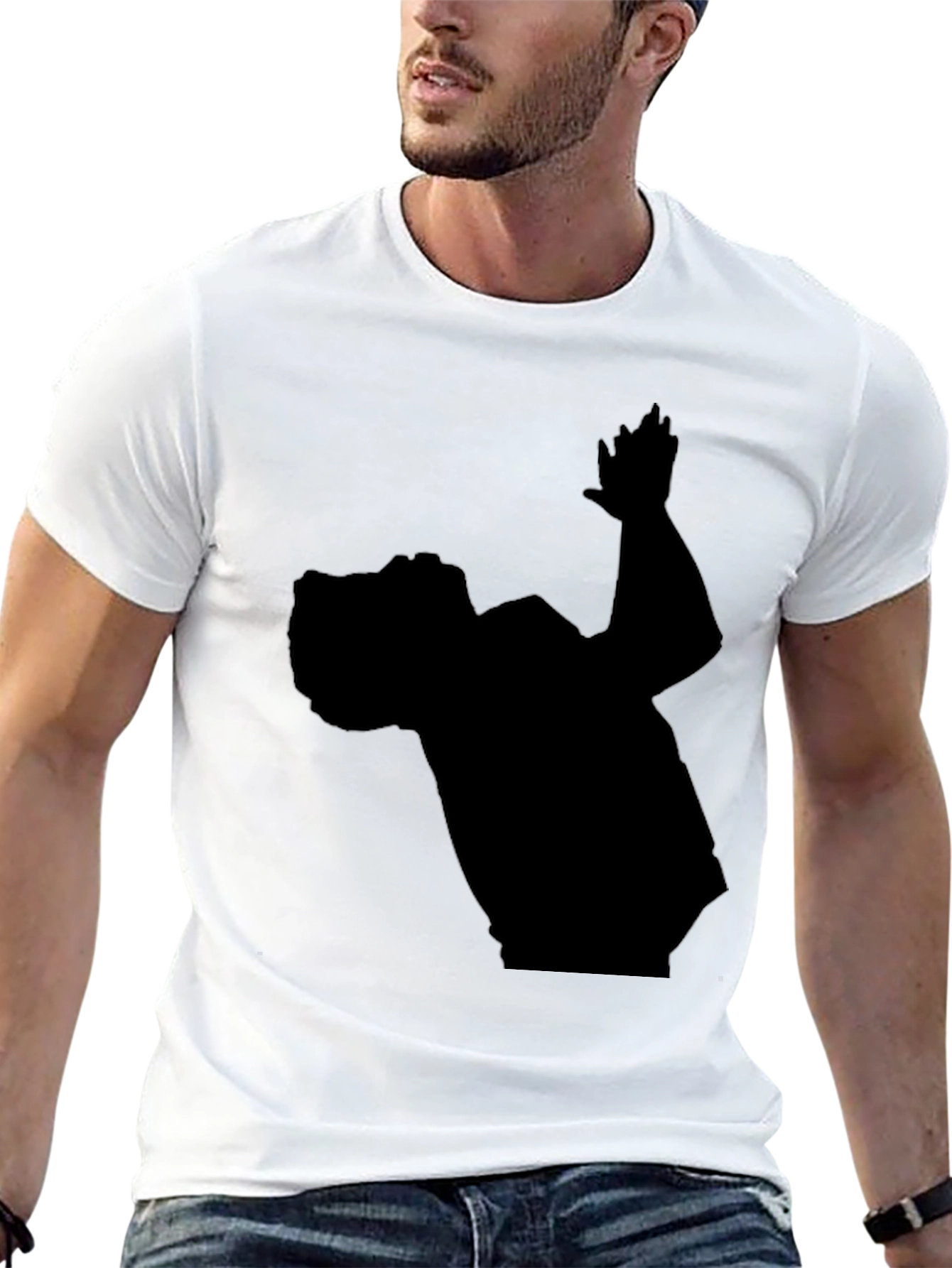 Silhouette Graphic Tee - Mens Black T-Shirt