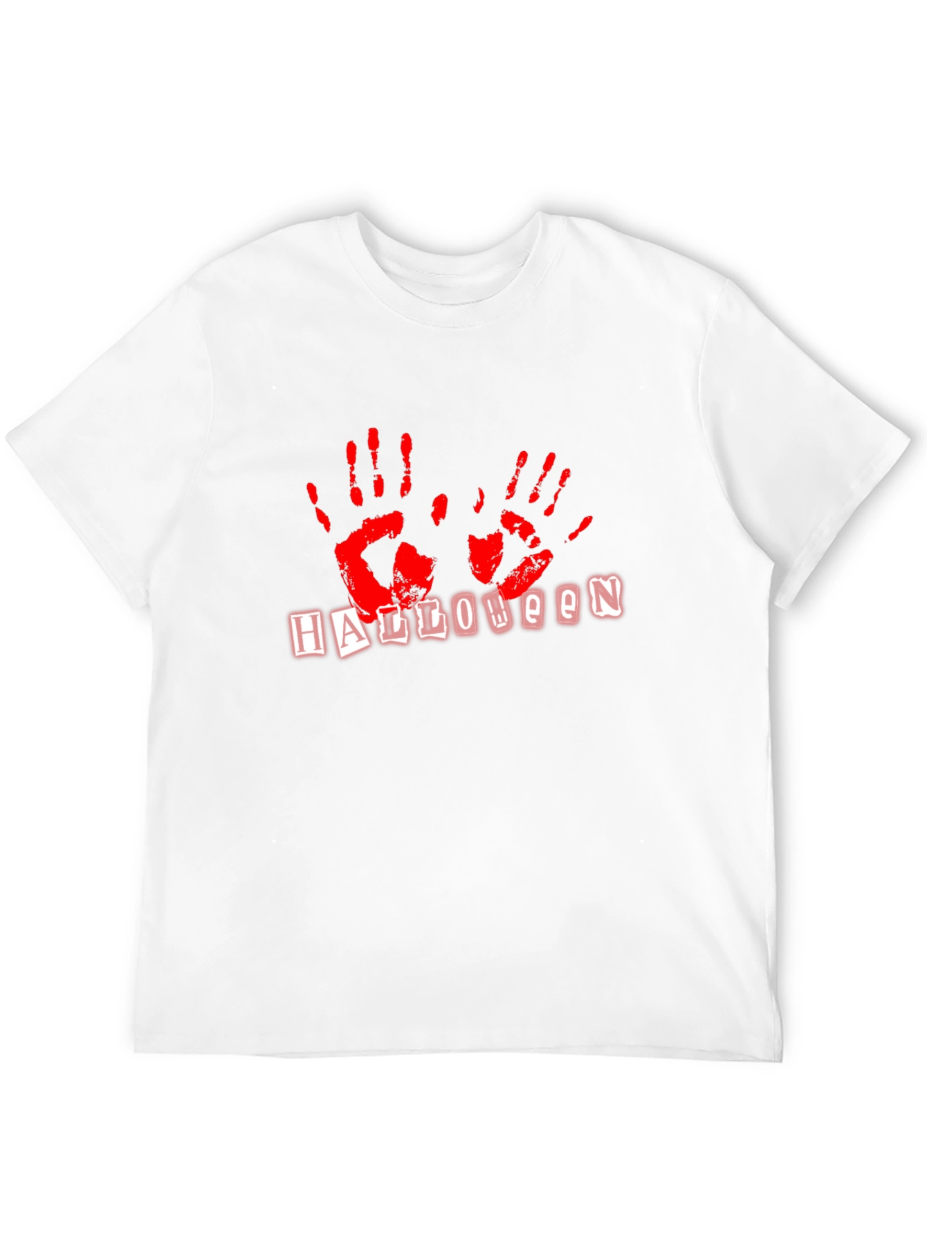 Halloween Handprint T-Shirt - Spooky Season Apparel