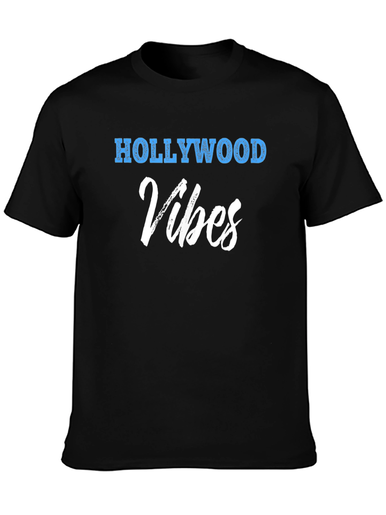 Hollywood Vibes Black Graphic Tee