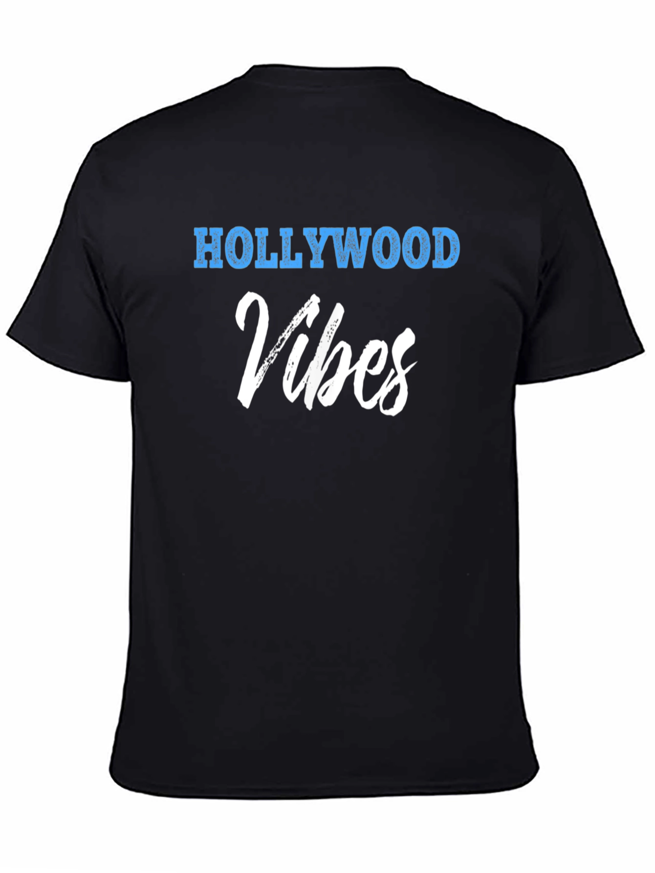 Hollywood Vibes Black Graphic Tee