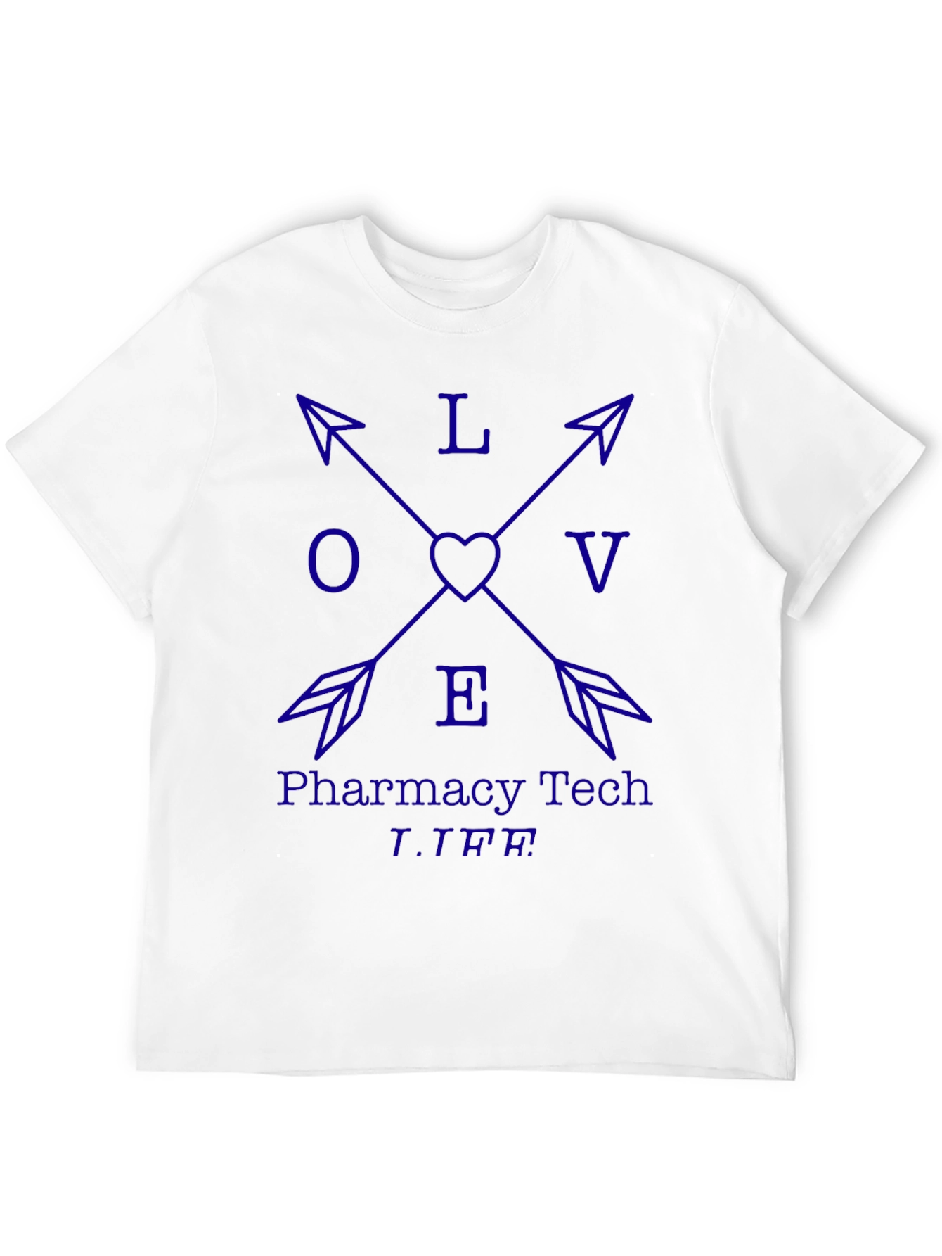 Pharmacy Tech Love Arrow T-Shirt