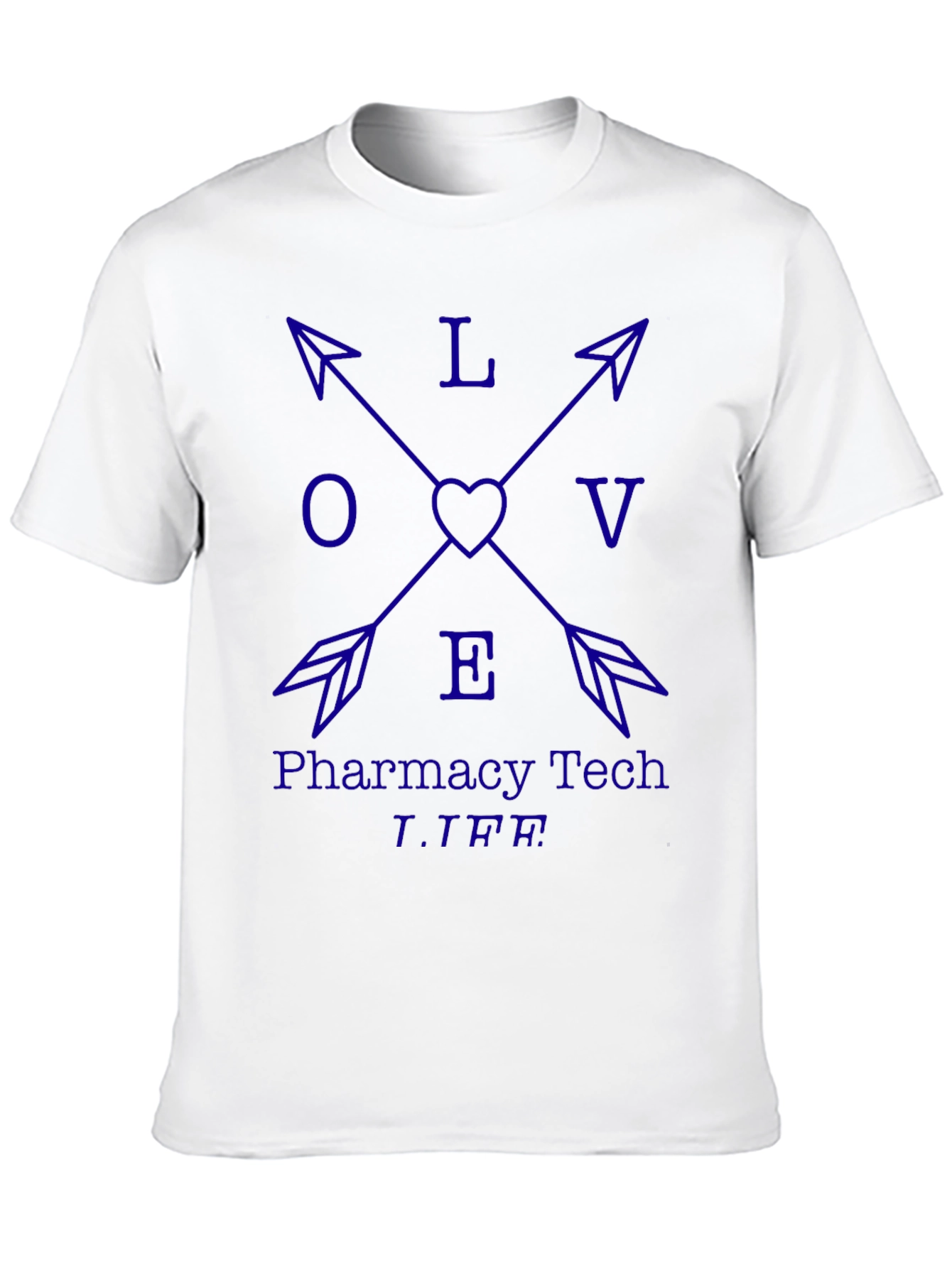 Pharmacy Tech Love Arrow T-Shirt