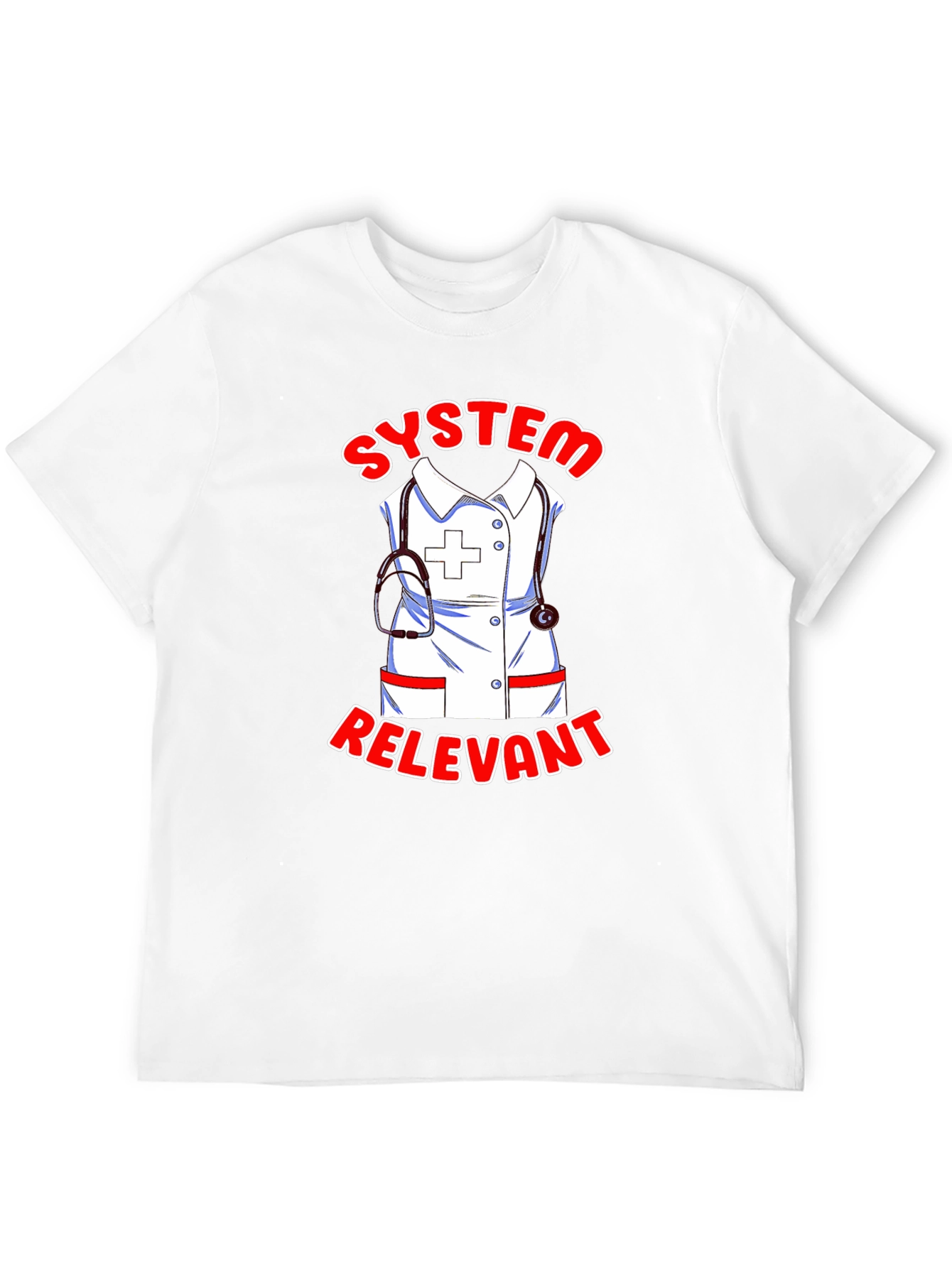System Relevant Nurse T-Shirt - Black