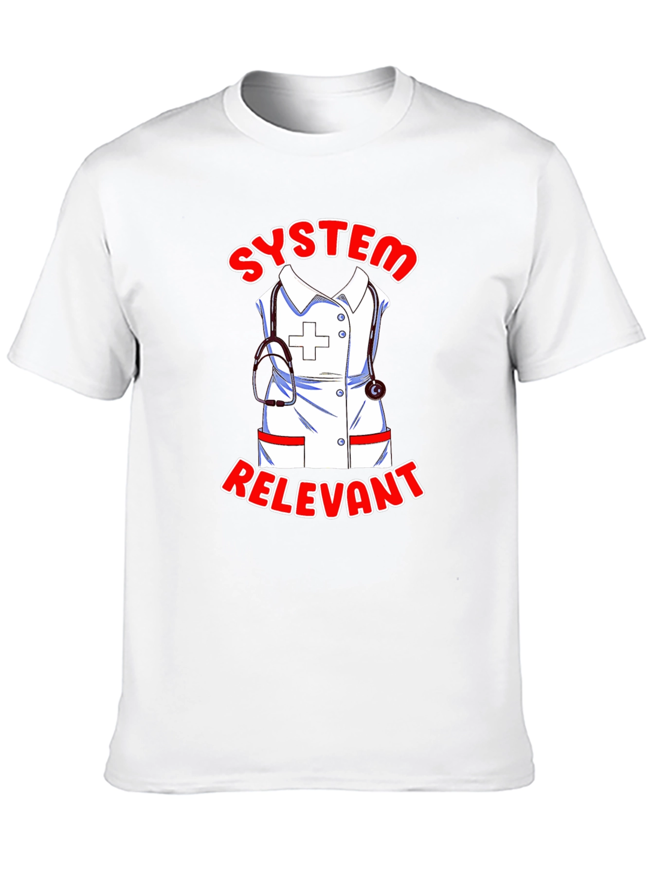 System Relevant Nurse T-Shirt - Black