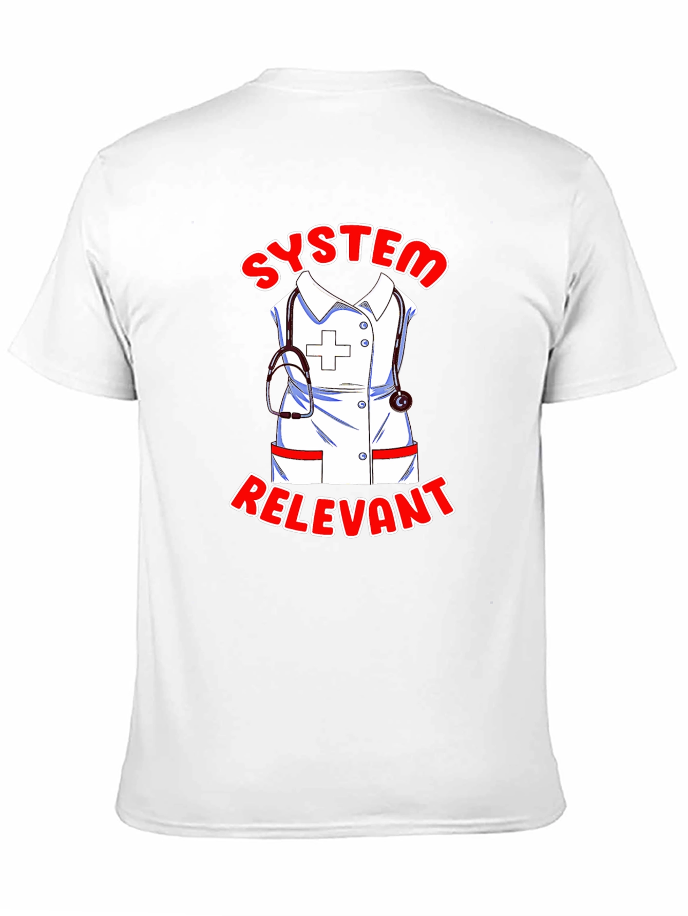 System Relevant Nurse T-Shirt - Black
