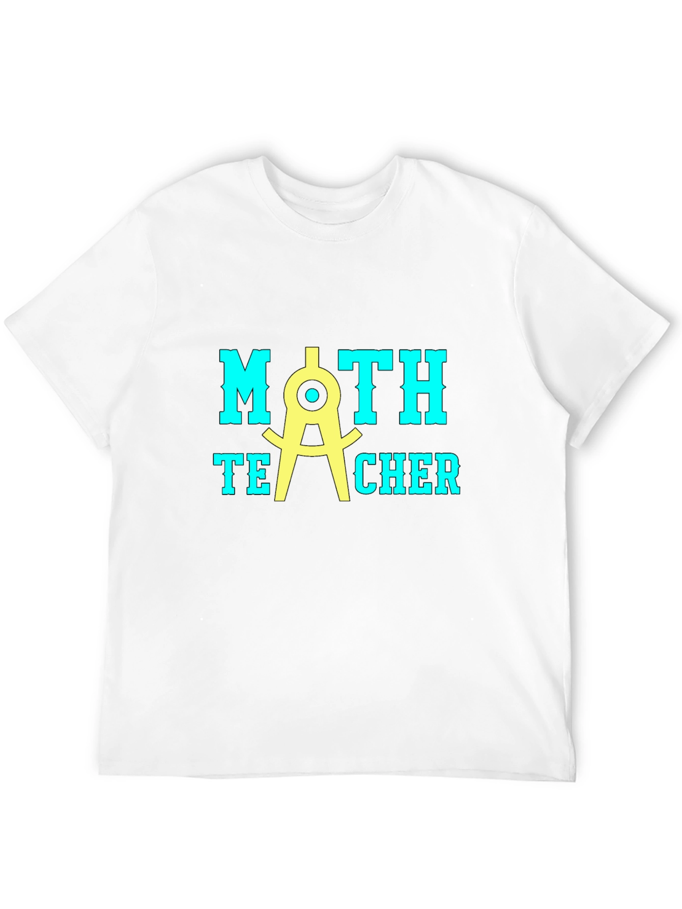 Math Teacher T-Shirt - Black Graphic Tee