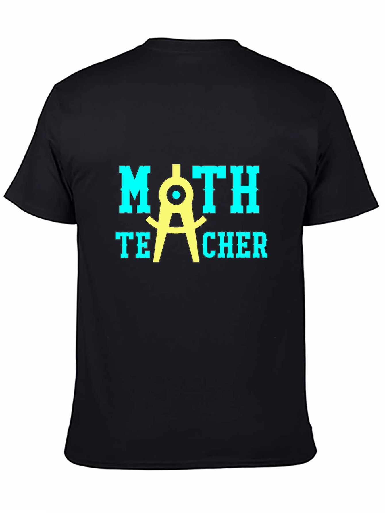 Math Teacher T-Shirt - Black Graphic Tee