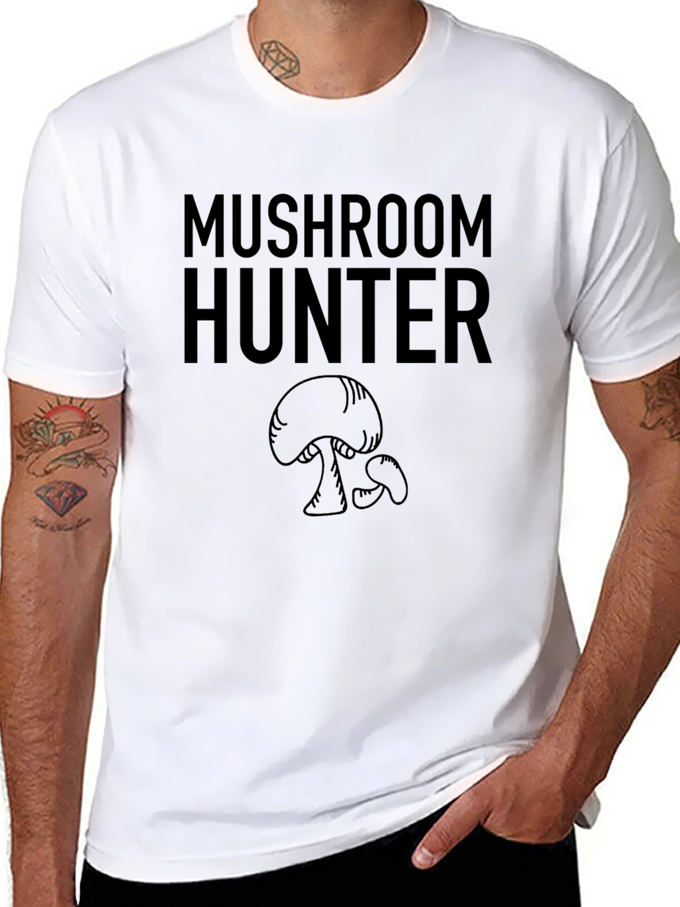 Mushroom Hunter T-Shirt - Casual Style