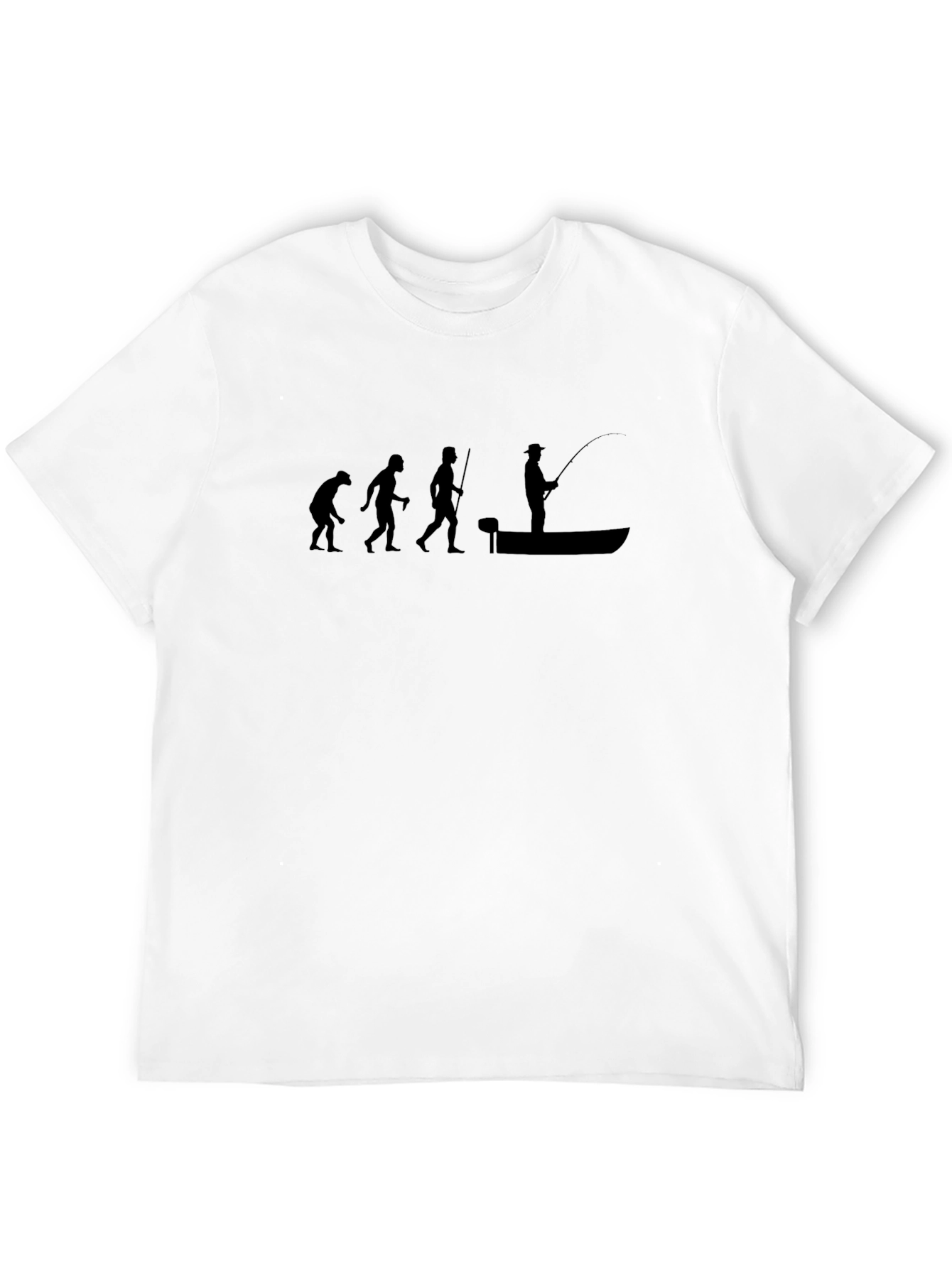 Fishing Evolution T-Shirt - Angler Humor Tee