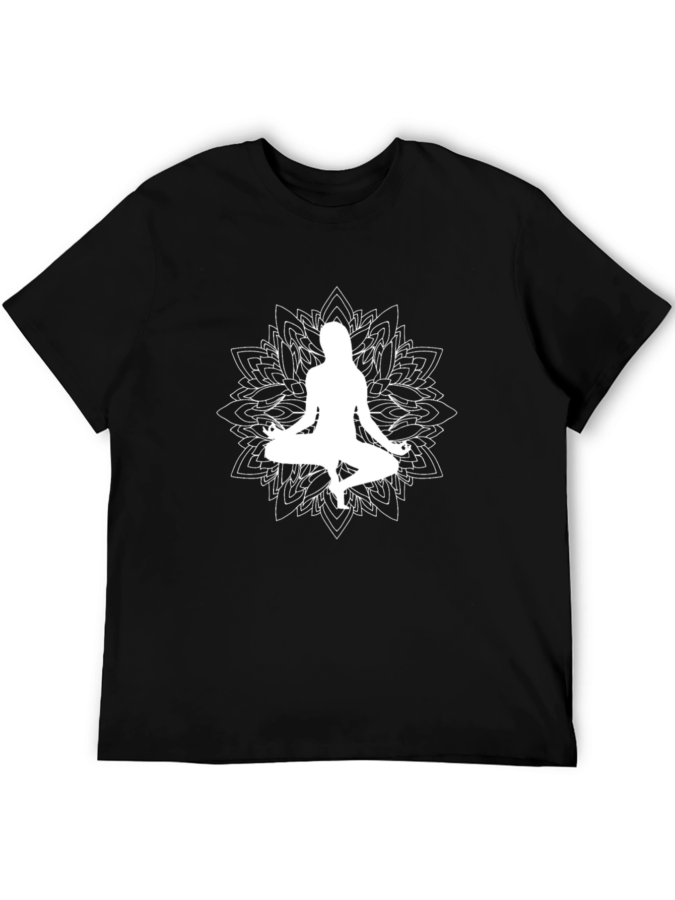 Yoga Mandala Graphic Tee - Meditate in Style