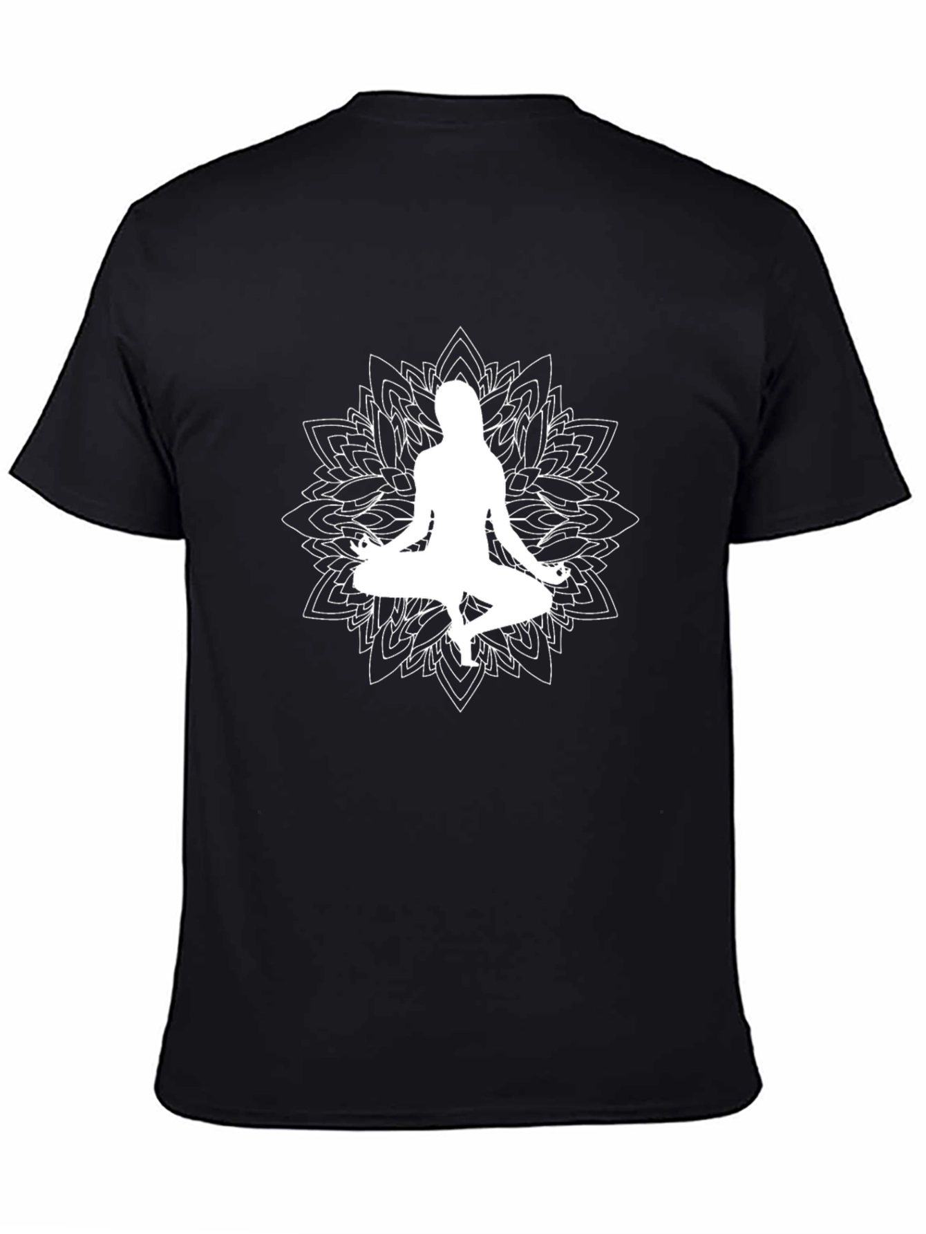 Yoga Mandala Graphic Tee - Meditate in Style