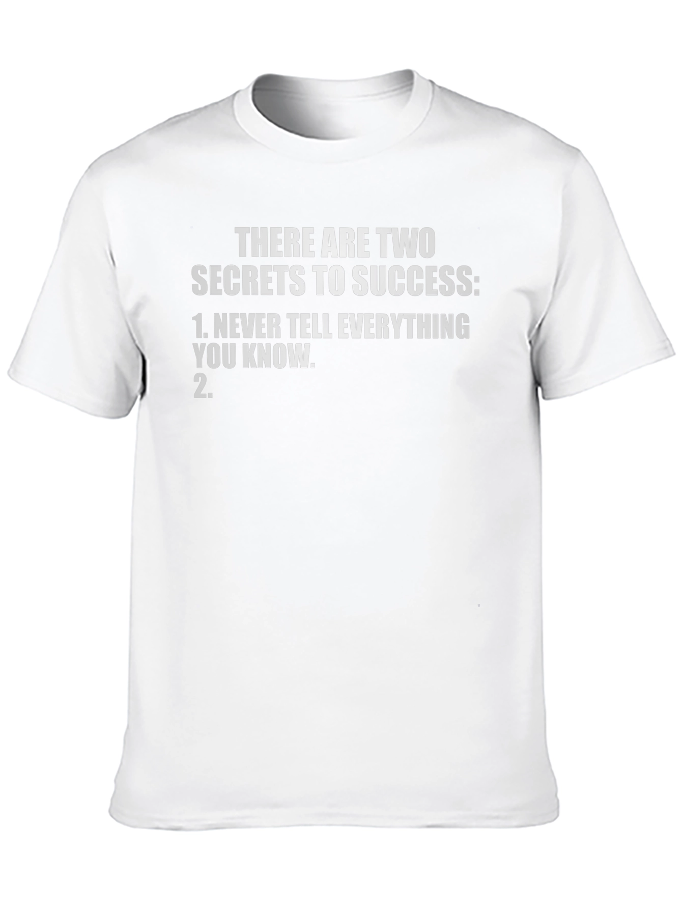 Secrets to Success Graphic Tee - Black