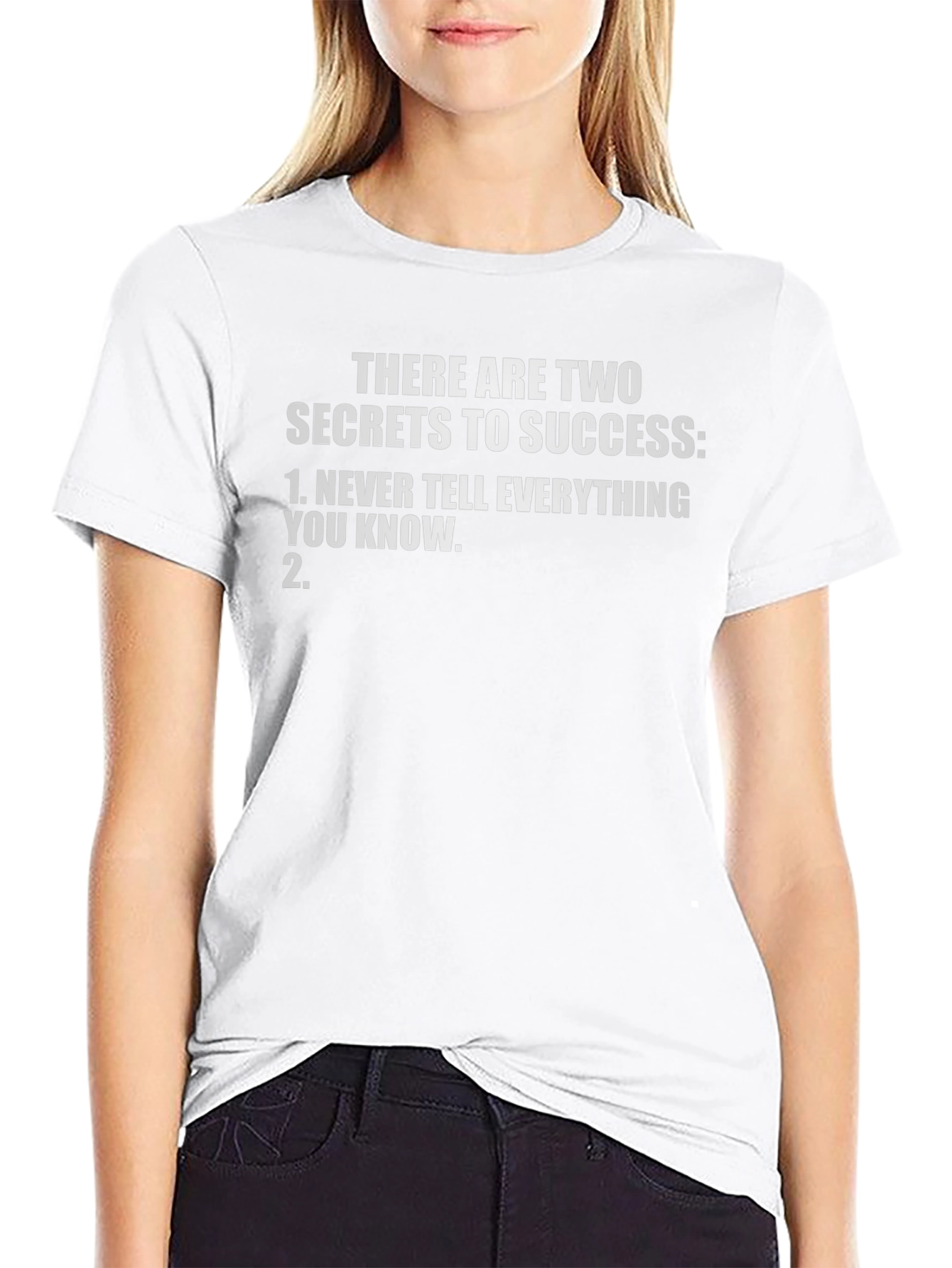Secrets to Success Graphic Tee - Black