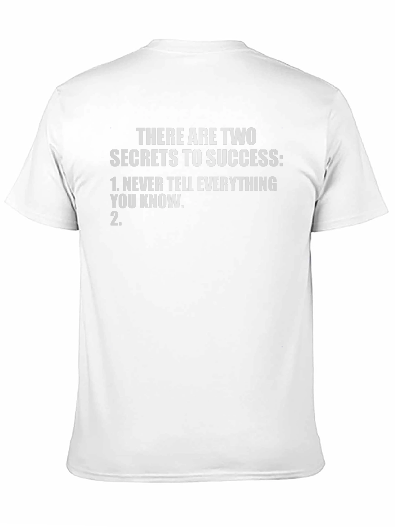Secrets to Success Graphic Tee - Black