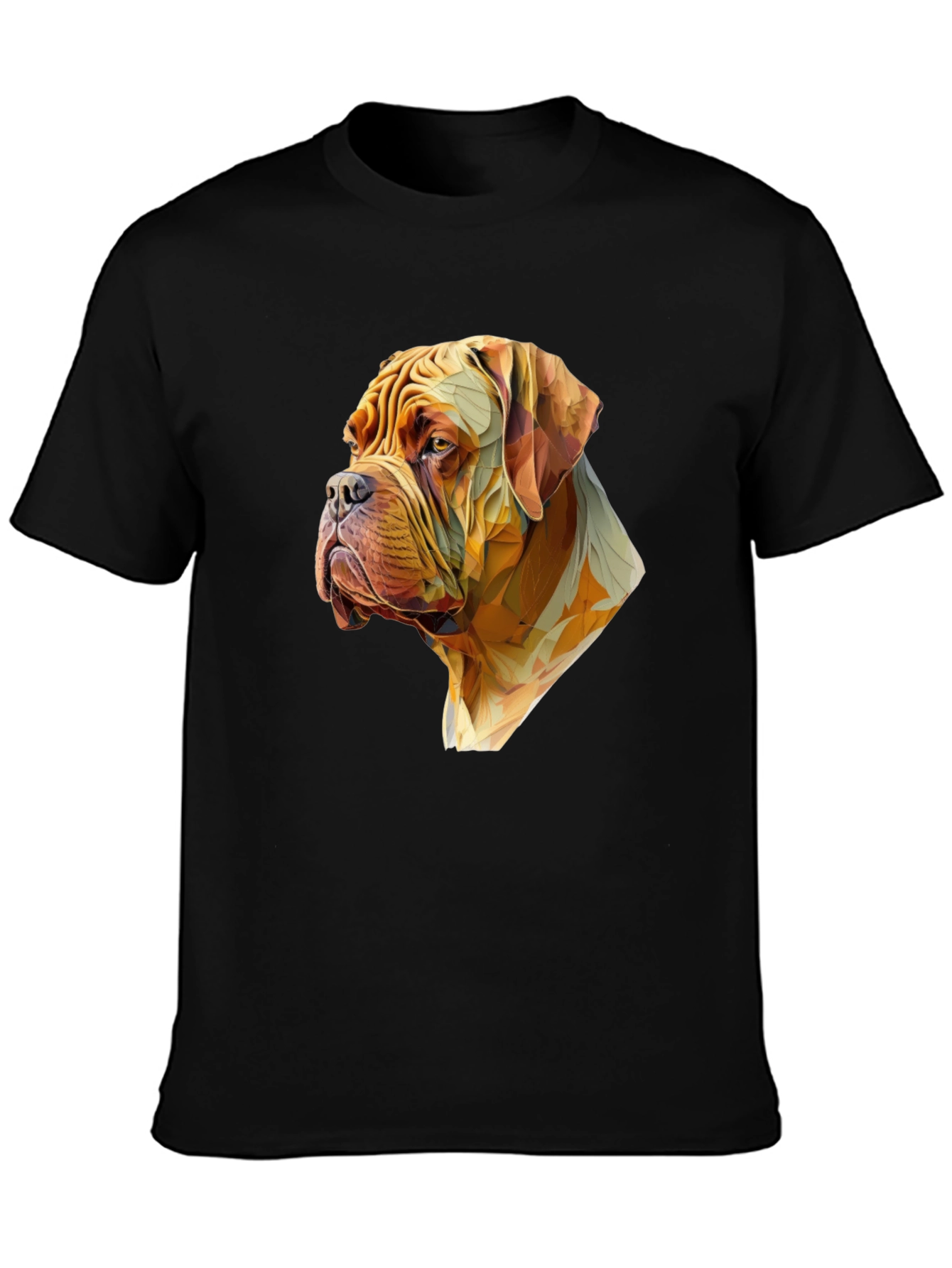 Dog Portrait Black Graphic Tee