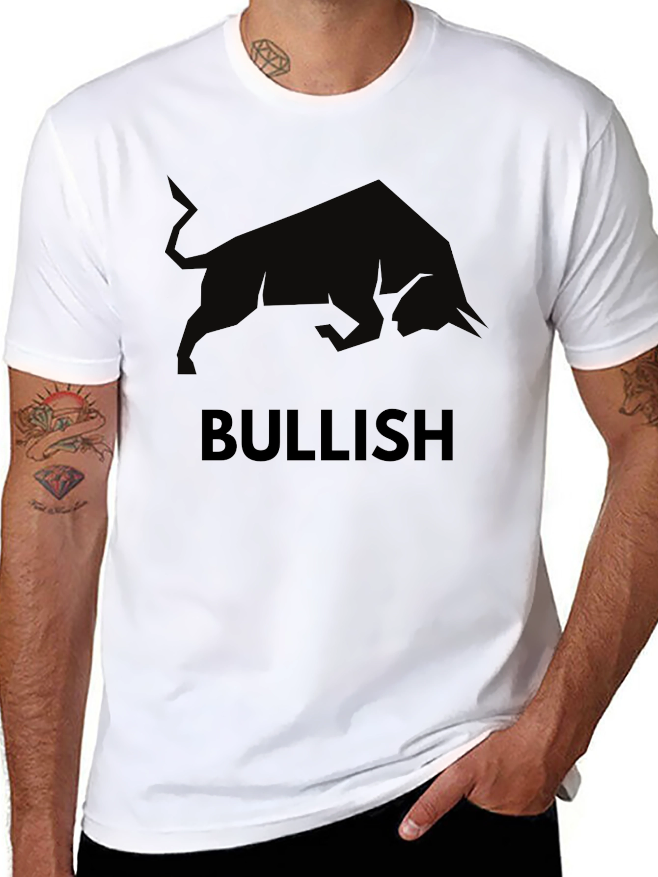 Bullish Black Graphic Tee