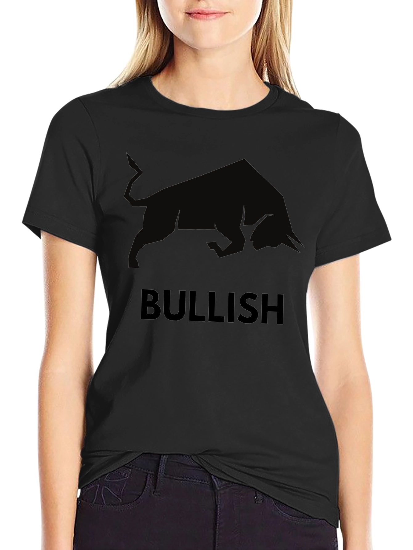 Bullish Black Graphic Tee