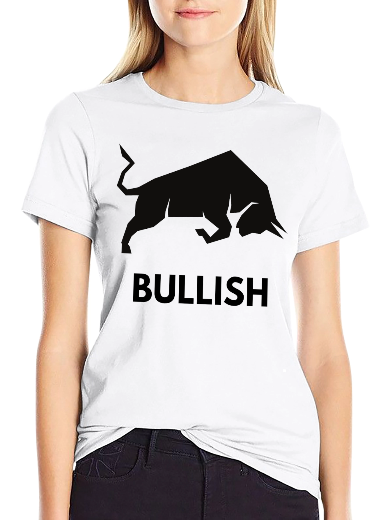 Bullish Black Graphic Tee