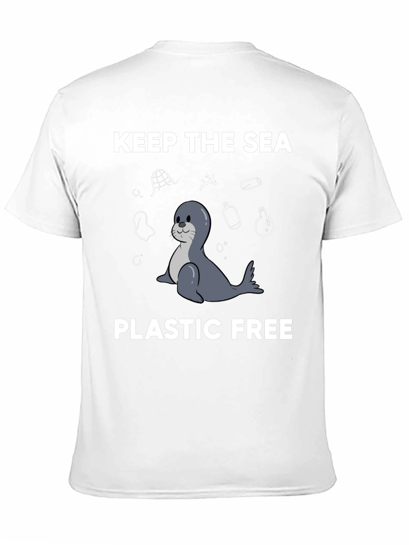 Keep the Sea Plastic Free T-Shirt - Seal Design