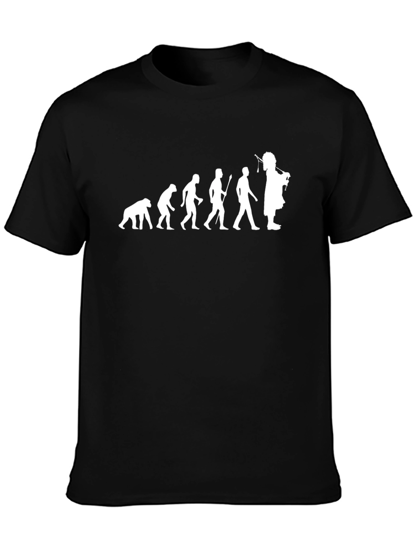 Evolution to Bagpipes Black T-Shirt