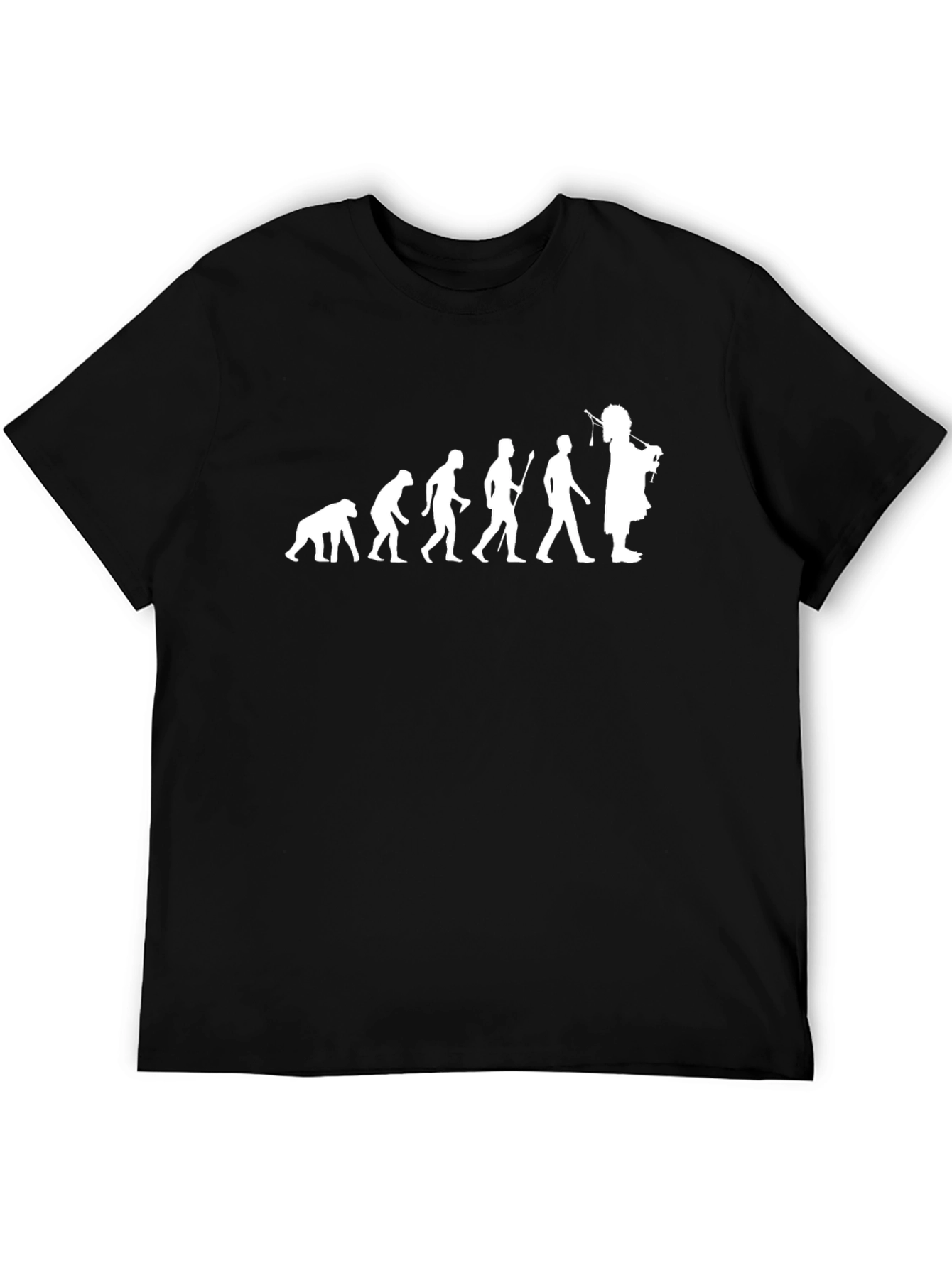Evolution to Bagpipes Black T-Shirt