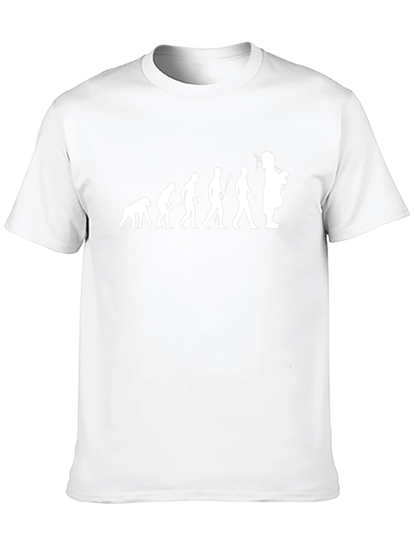 Evolution to Bagpipes Black T-Shirt