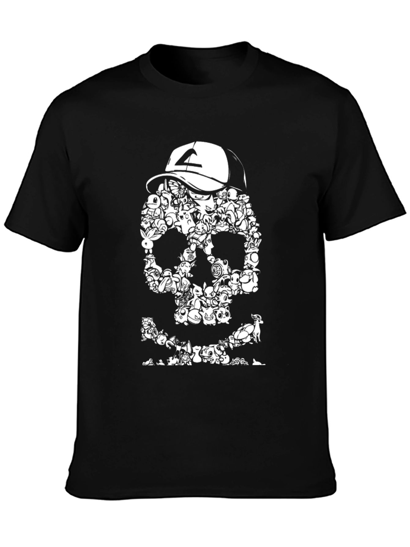 Pokemon Skull T-Shirt - Gotta Catch Em All!