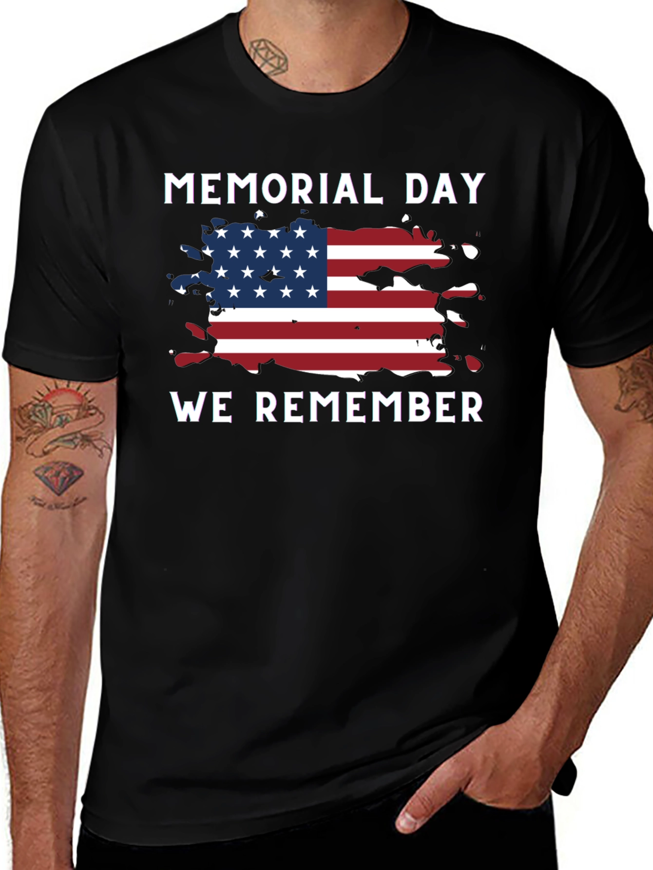 Memorial Day Graphic T-Shirt - We Remember