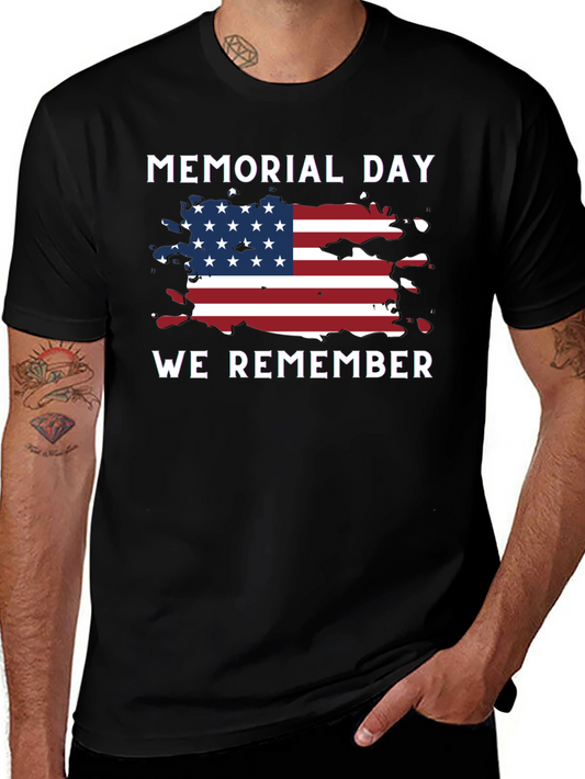Memorial Day Graphic T-Shirt - We Remember