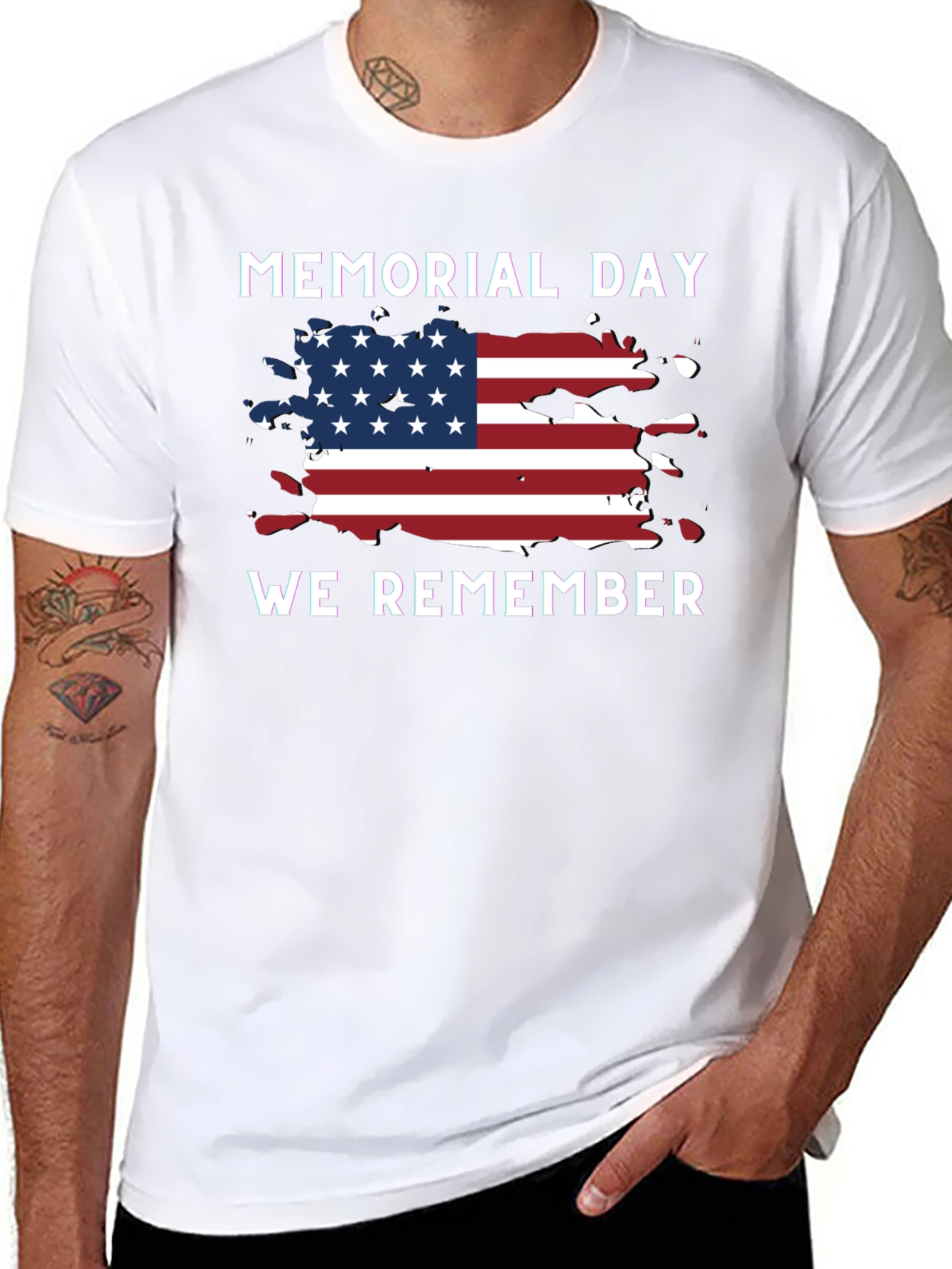 Memorial Day Graphic T-Shirt - We Remember