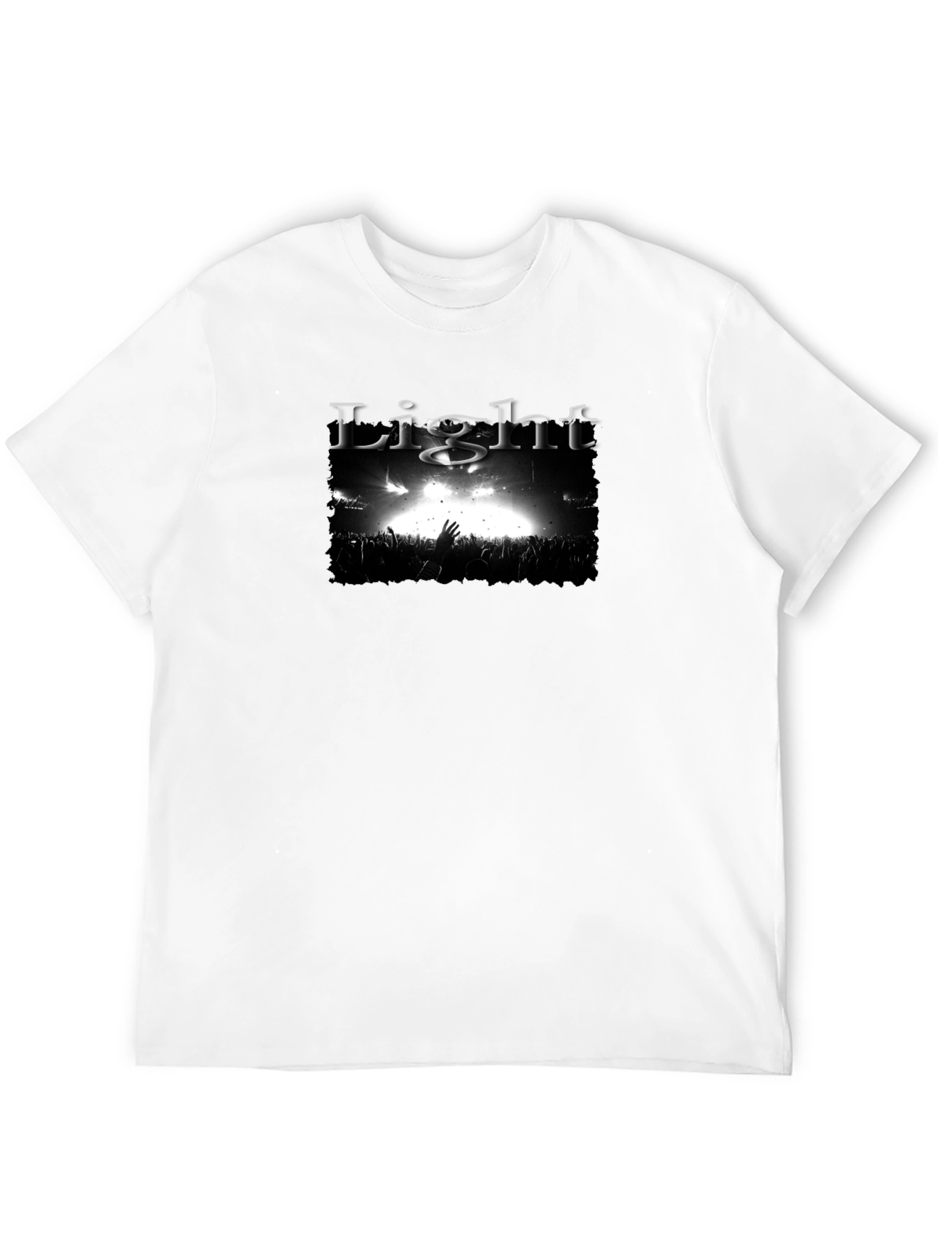 Light Concert Graphic Black T-Shirt