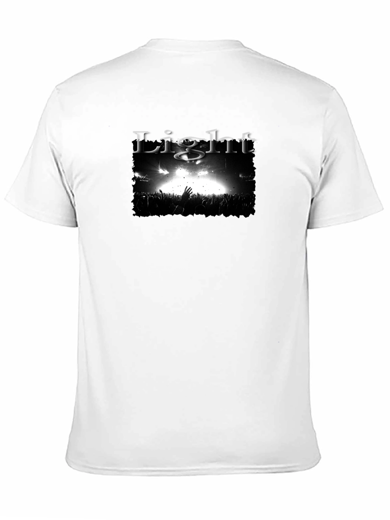 Light Concert Graphic Black T-Shirt