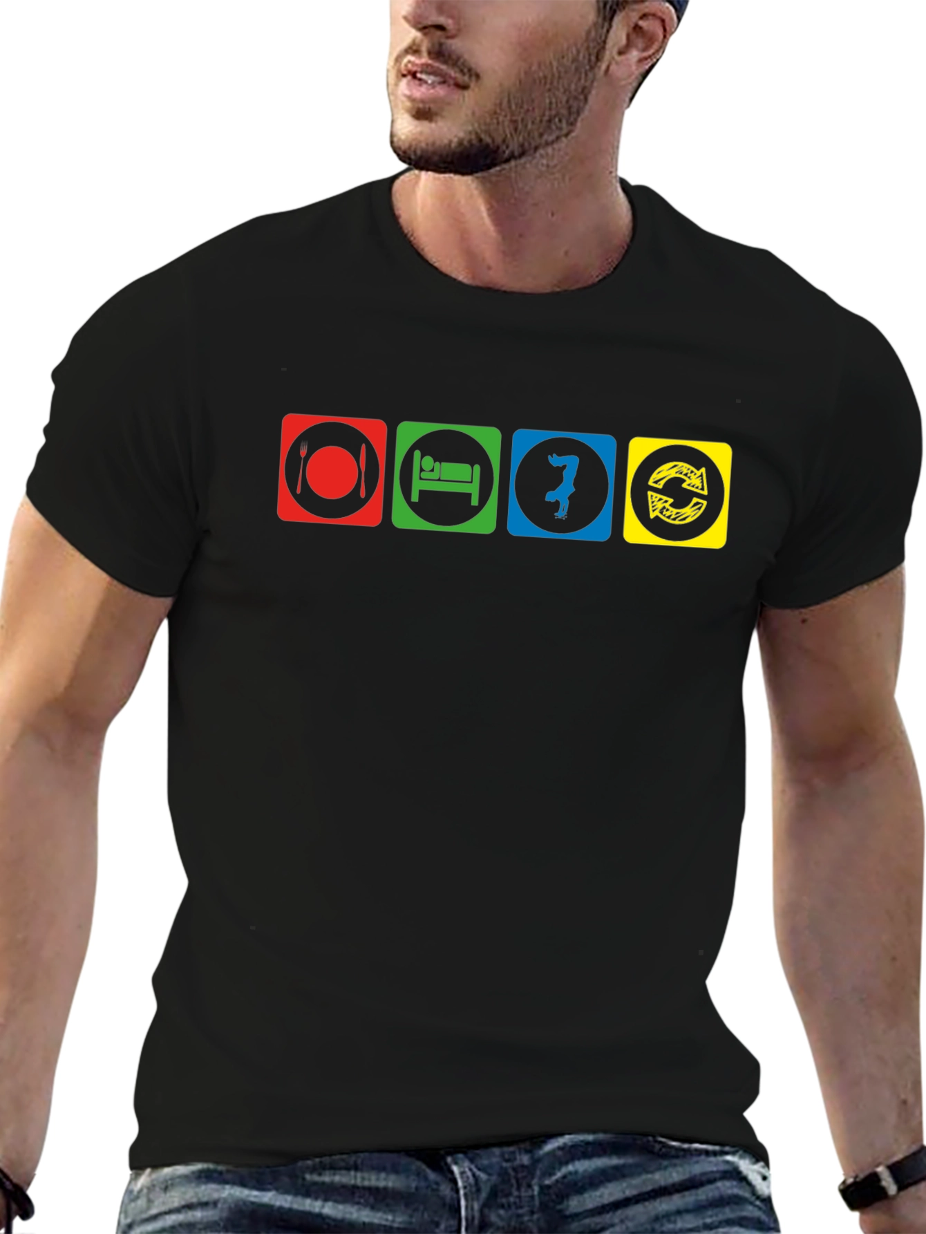 Eat Sleep Dance Repeat Graphic Tee