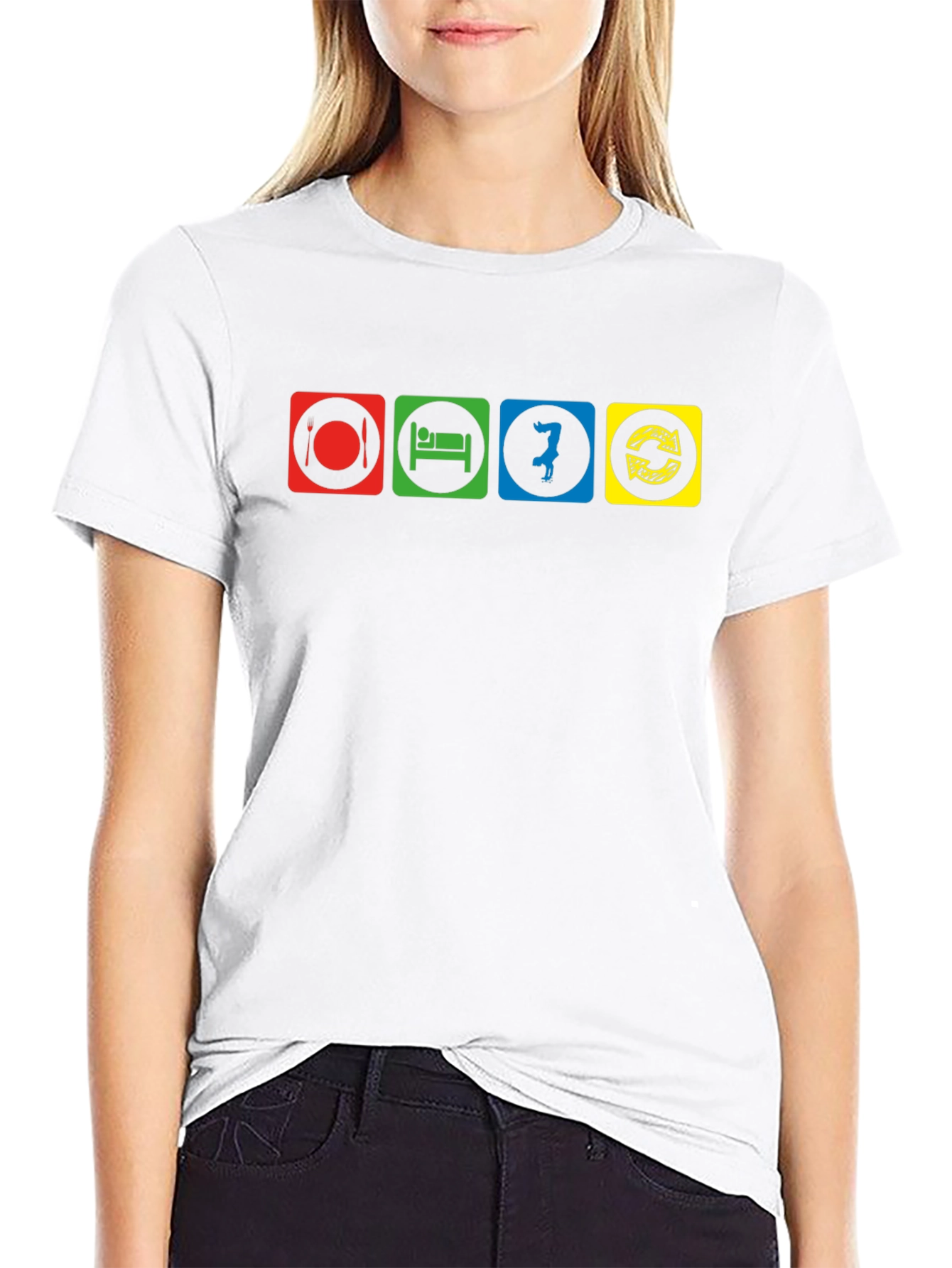 Eat Sleep Dance Repeat Graphic Tee