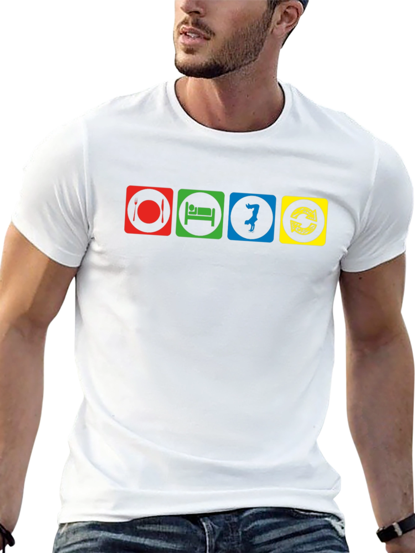 Eat Sleep Dance Repeat Graphic Tee