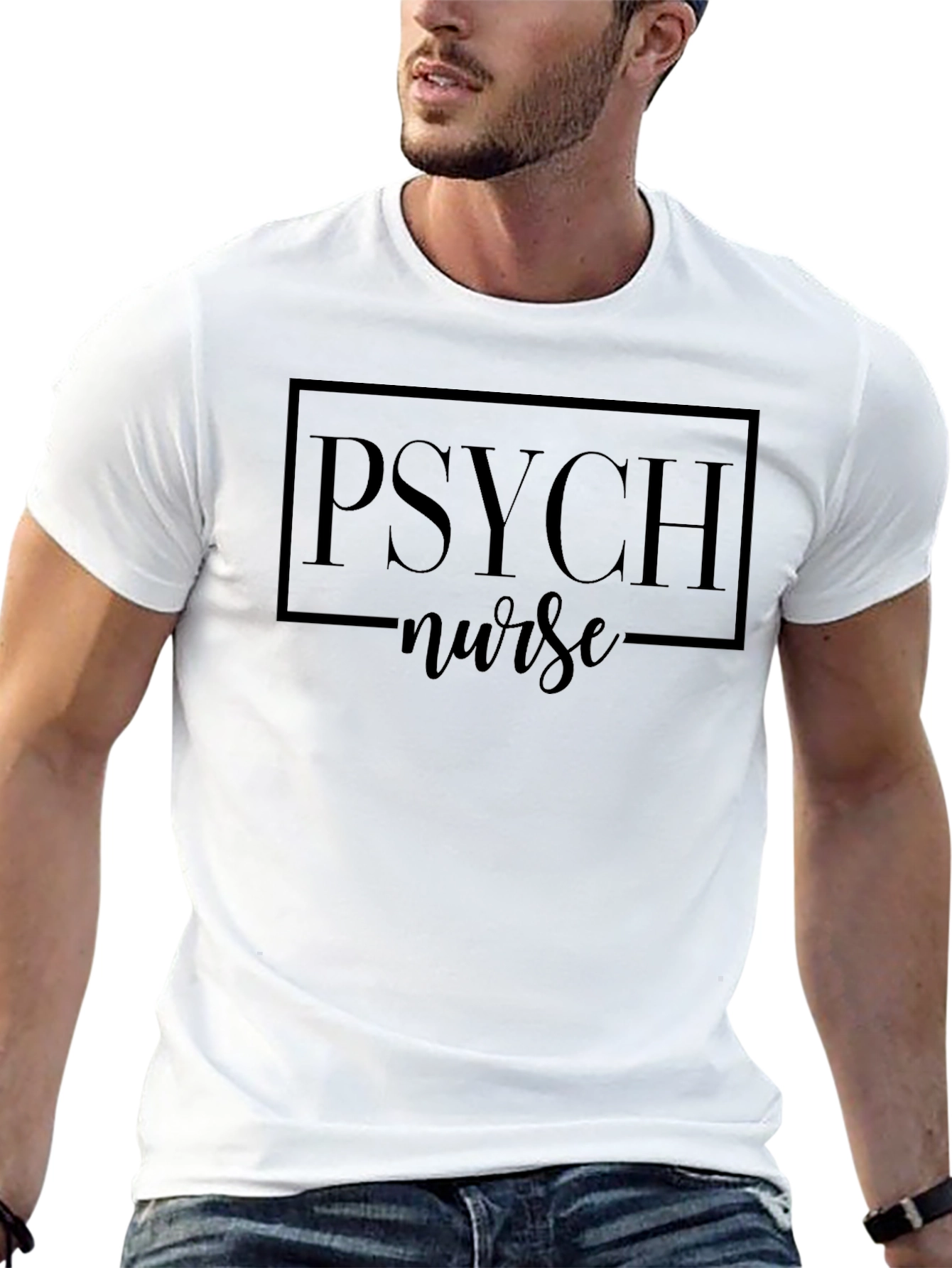 Psych Nurse Black T-Shirt