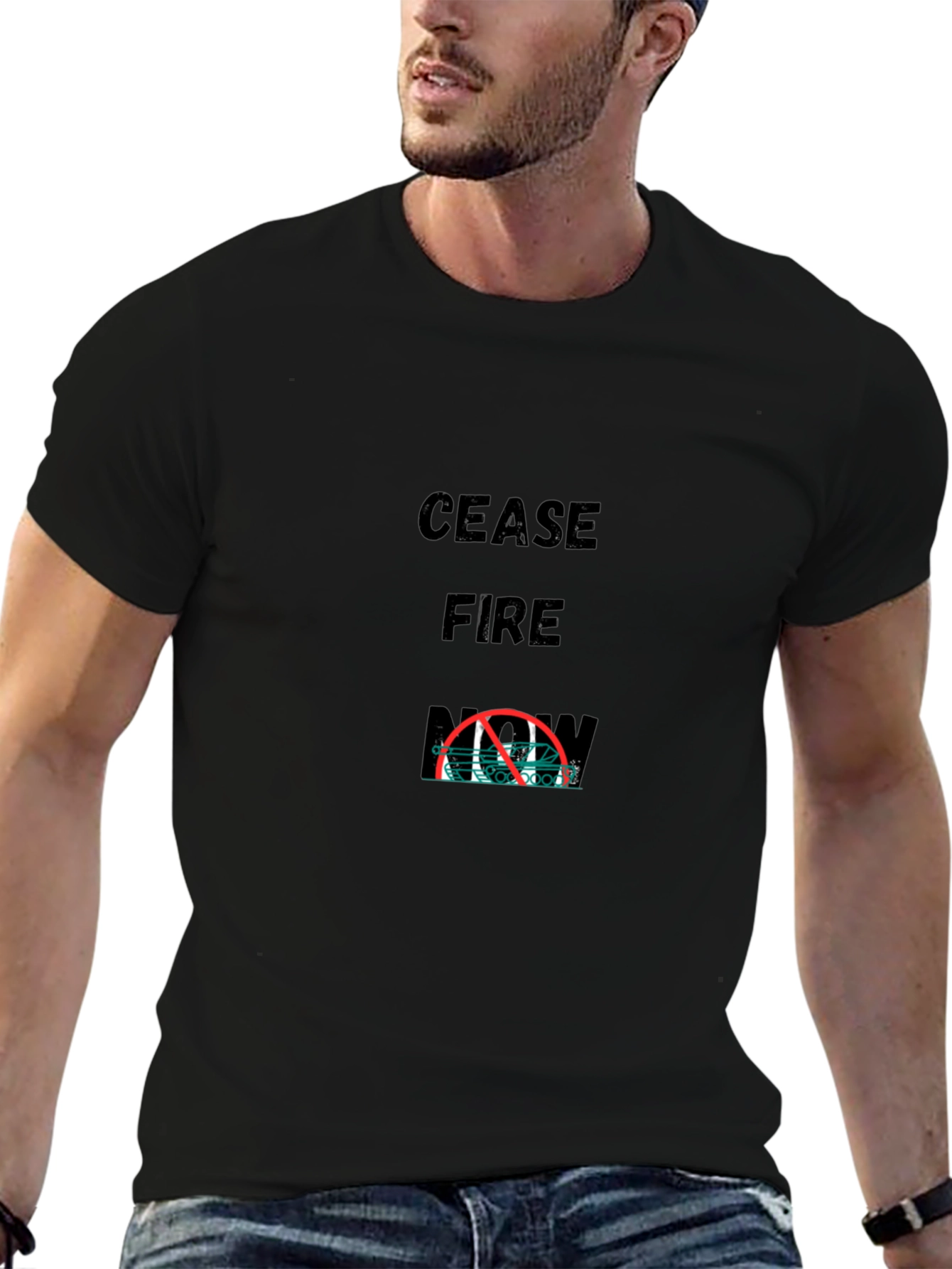 Cease Fire Now Graphic T-Shirt
