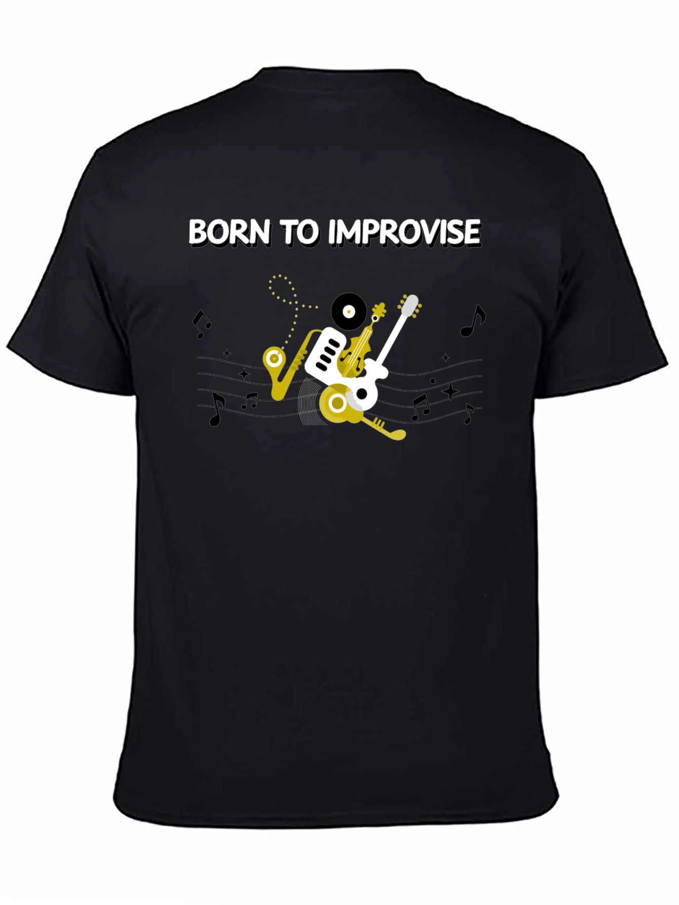 Born To Improvise Music T-Shirt