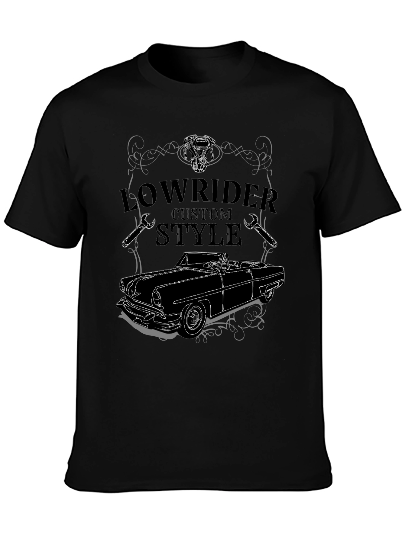 Lowrider Custom Style T-Shirt - Car Design