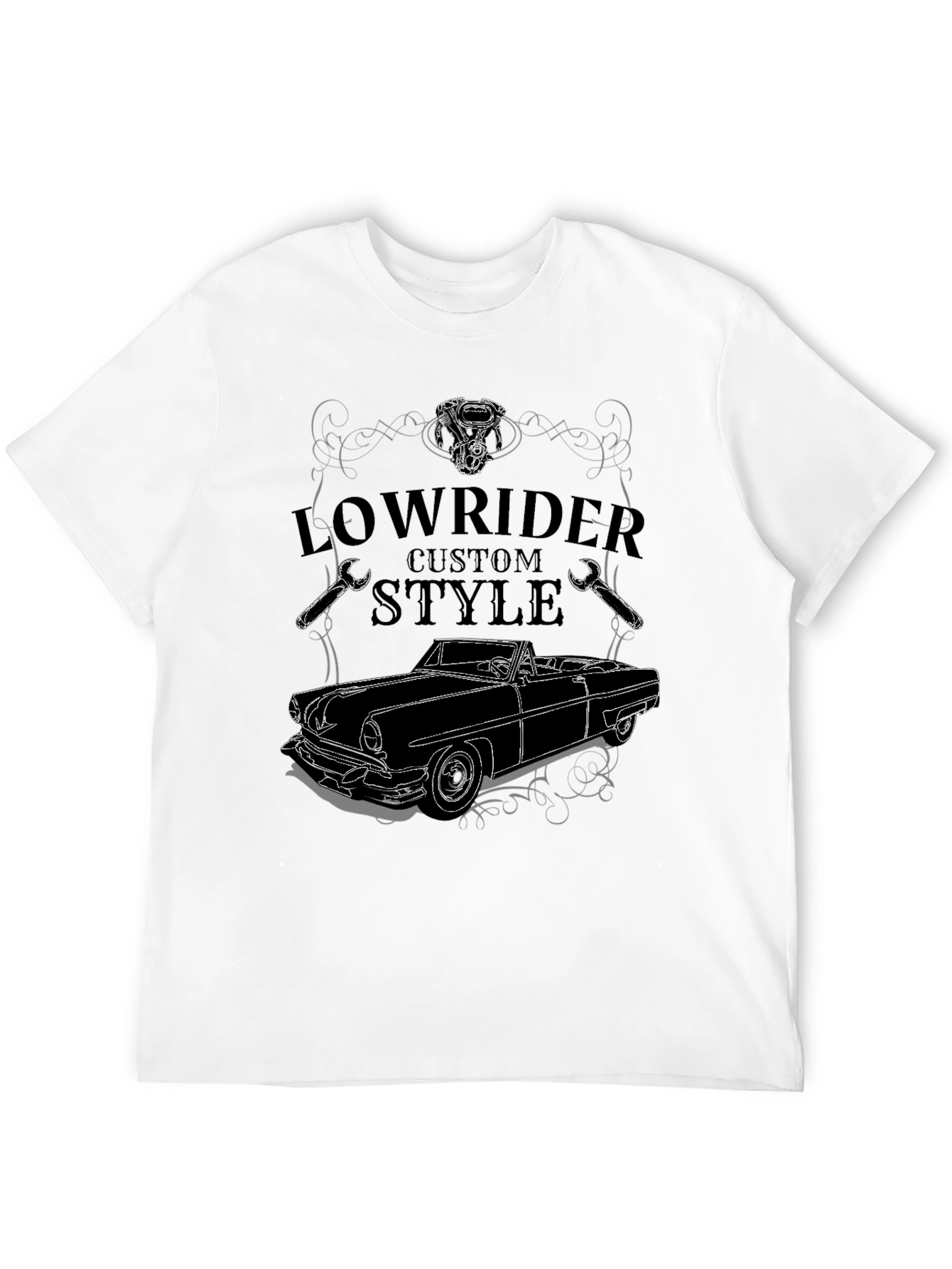 Lowrider Custom Style T-Shirt - Car Design