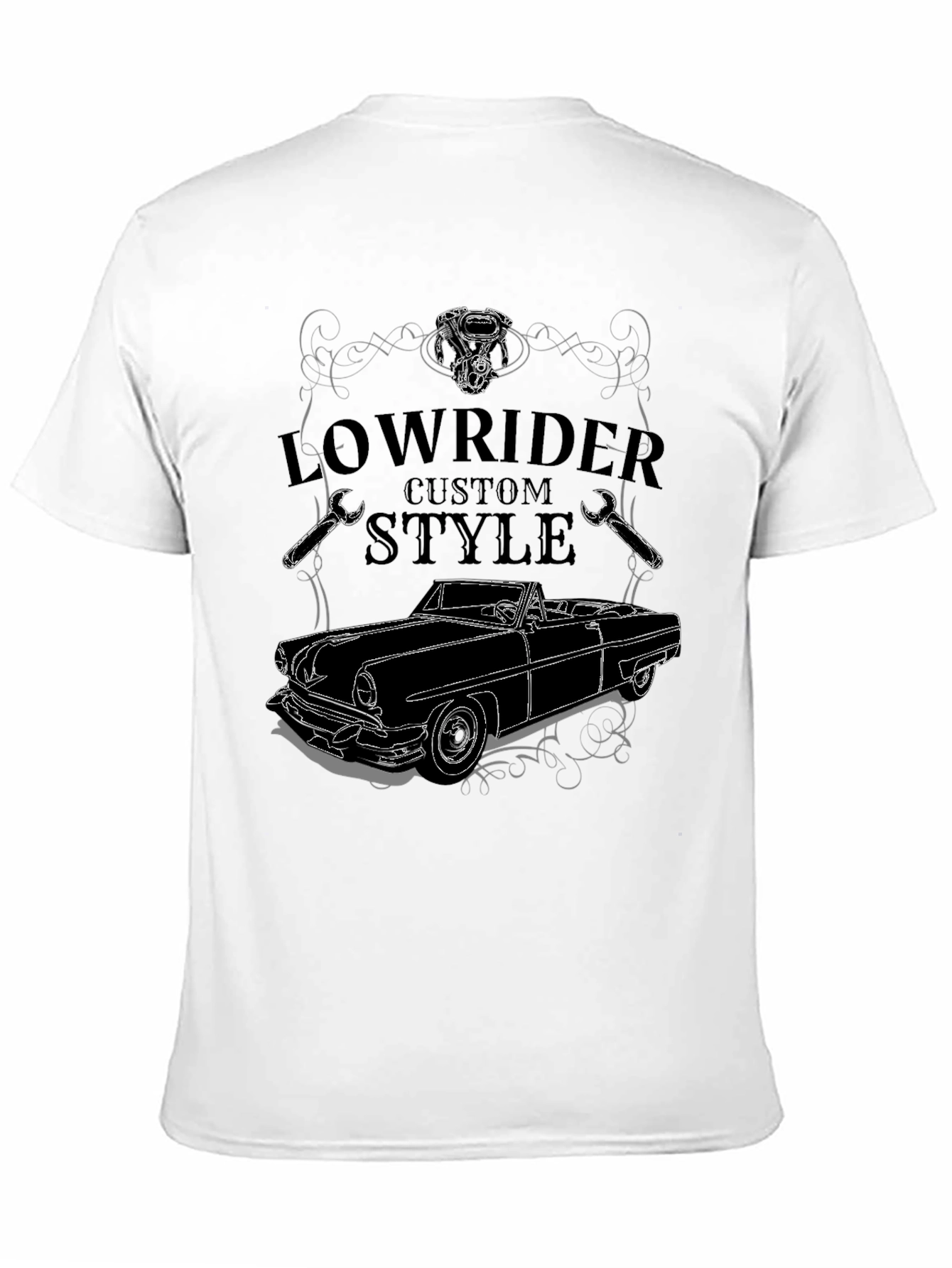 Lowrider Custom Style T-Shirt - Car Design