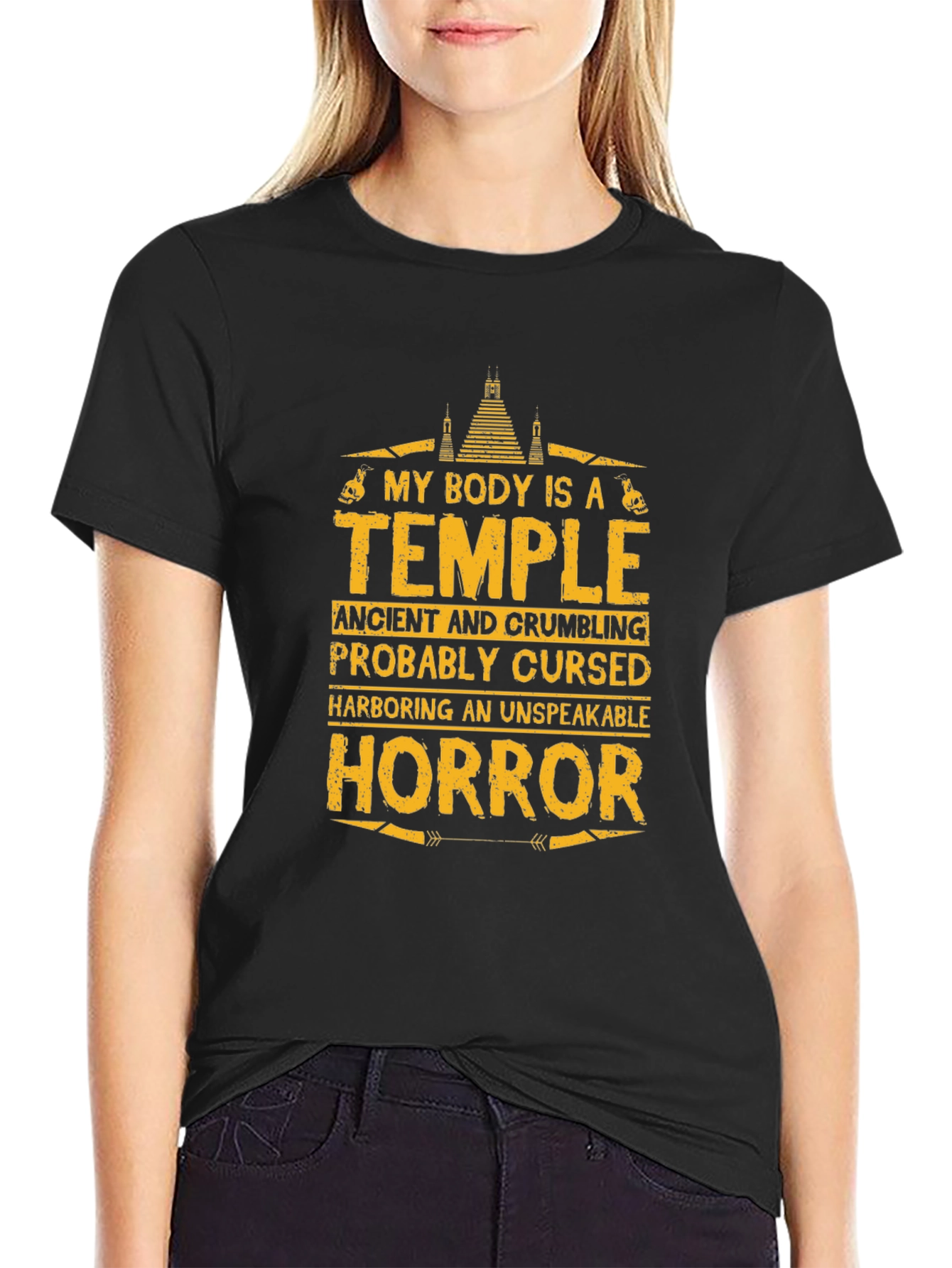 My Body is a Temple Graphic T-Shirt